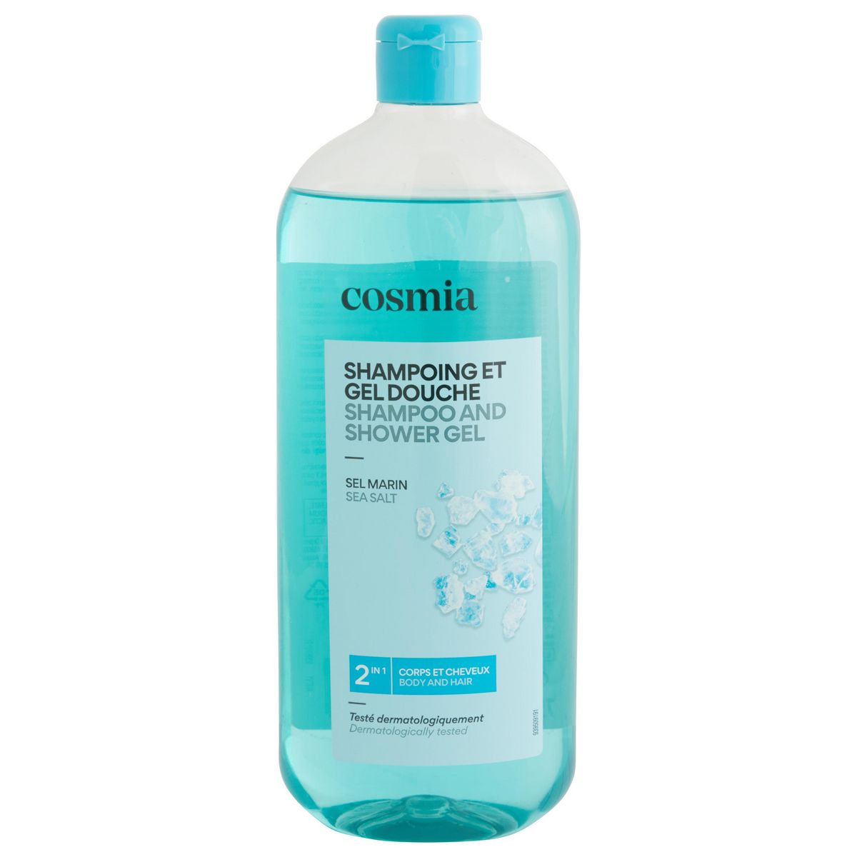 COSMIA Shampooing et gel douche 2en1 sel marin 750ml