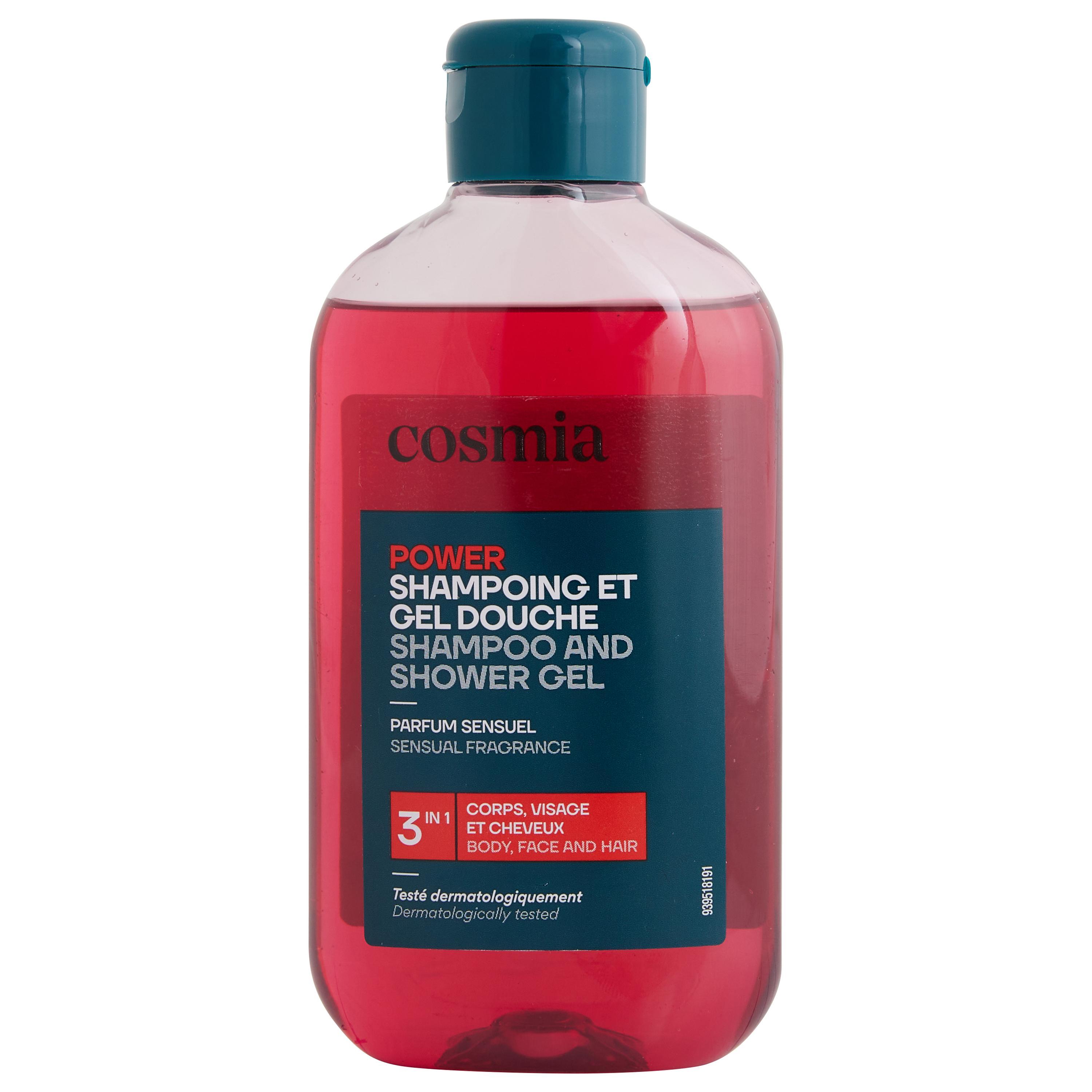 Voir la diapositive 2 : COSMIA Power shampoing & gel douche 3en1 parfum sensuel 250ml