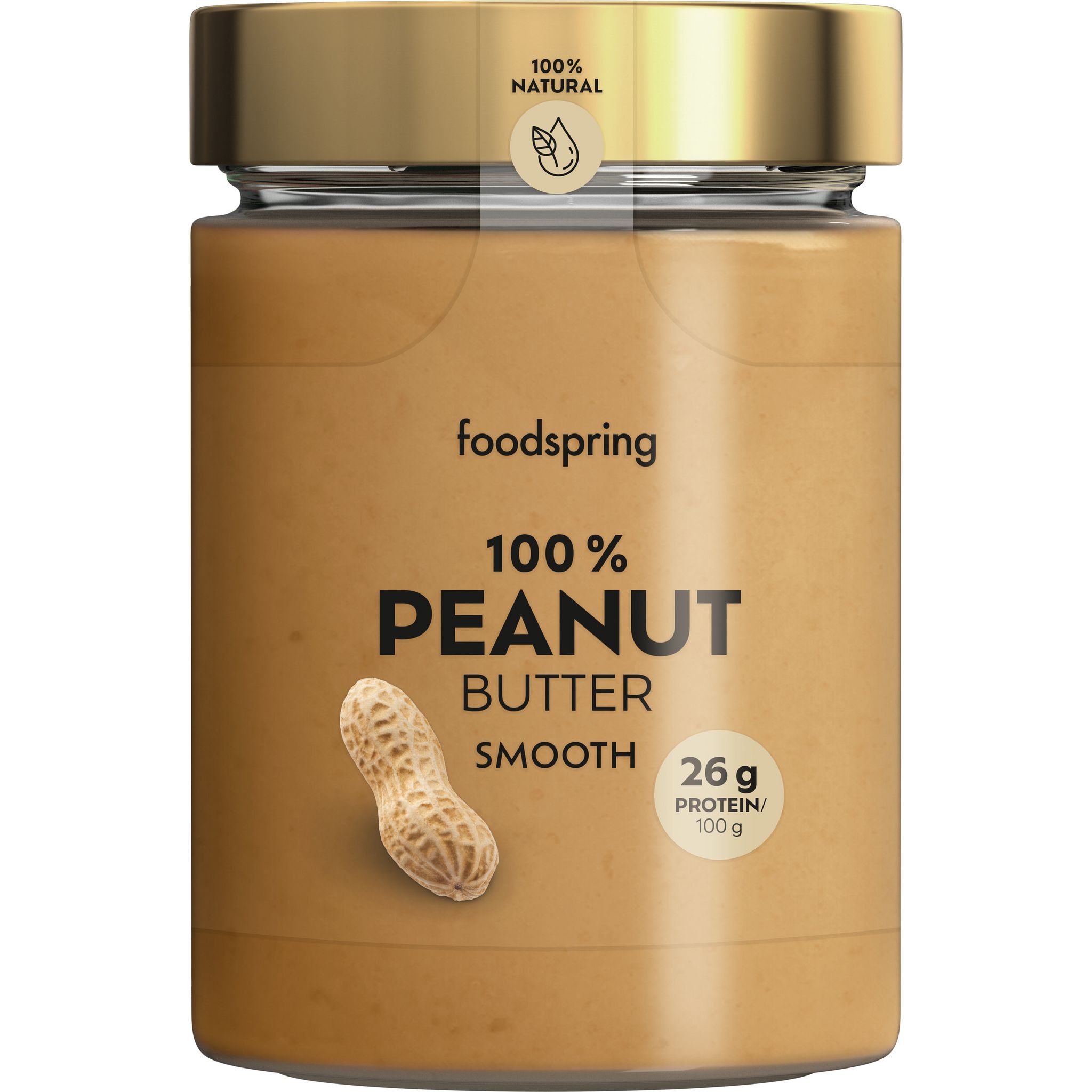 FOODSPRING Beurre de cacahuète onctueux 300g