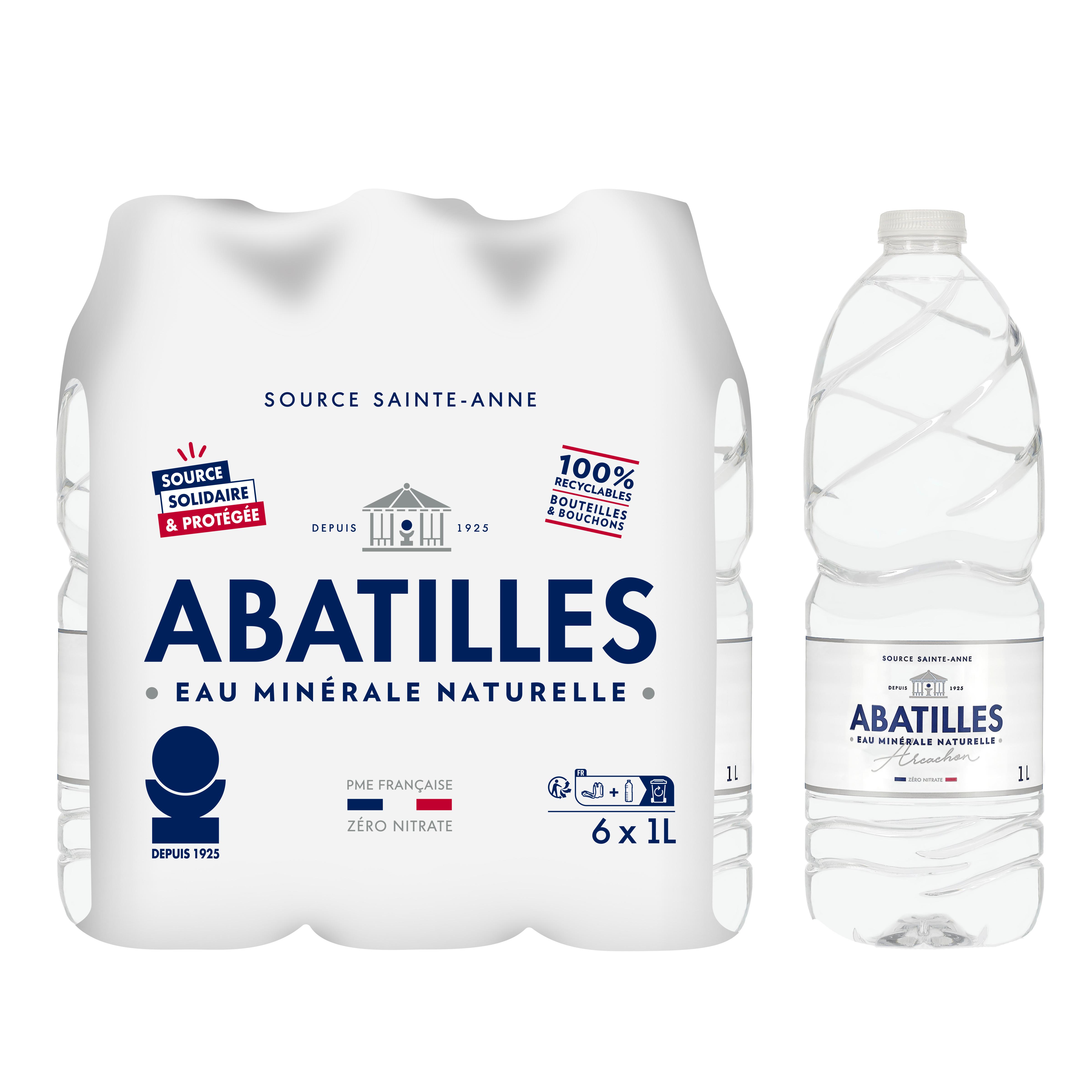 ABATILLES Eau minérale naturelle plate 6x1l