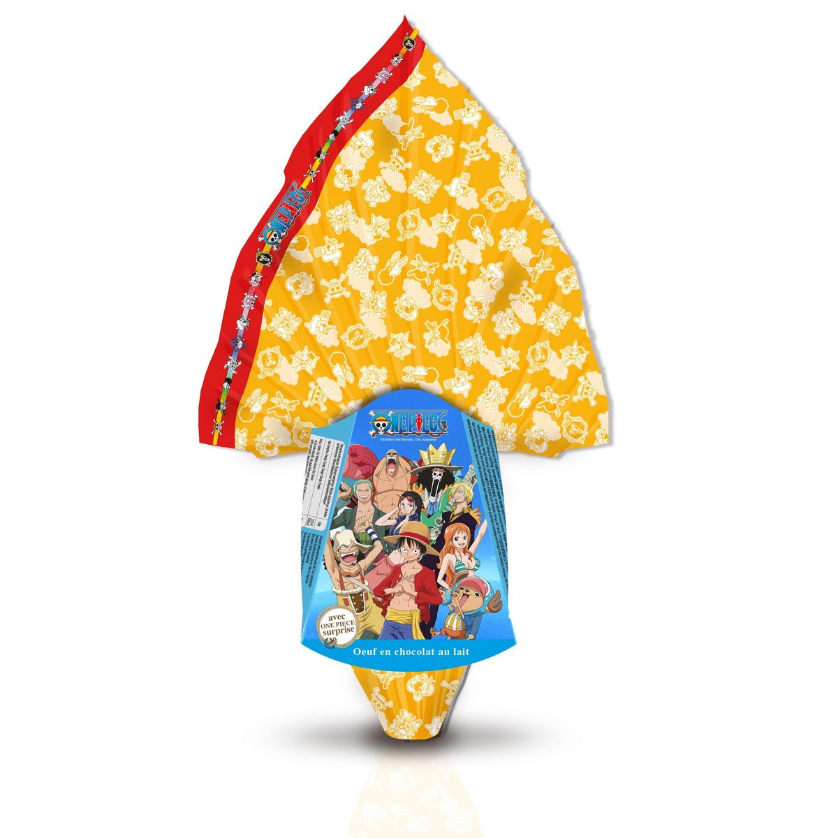 Oeuf en chocolat au lait One Piece avec surprise 120g