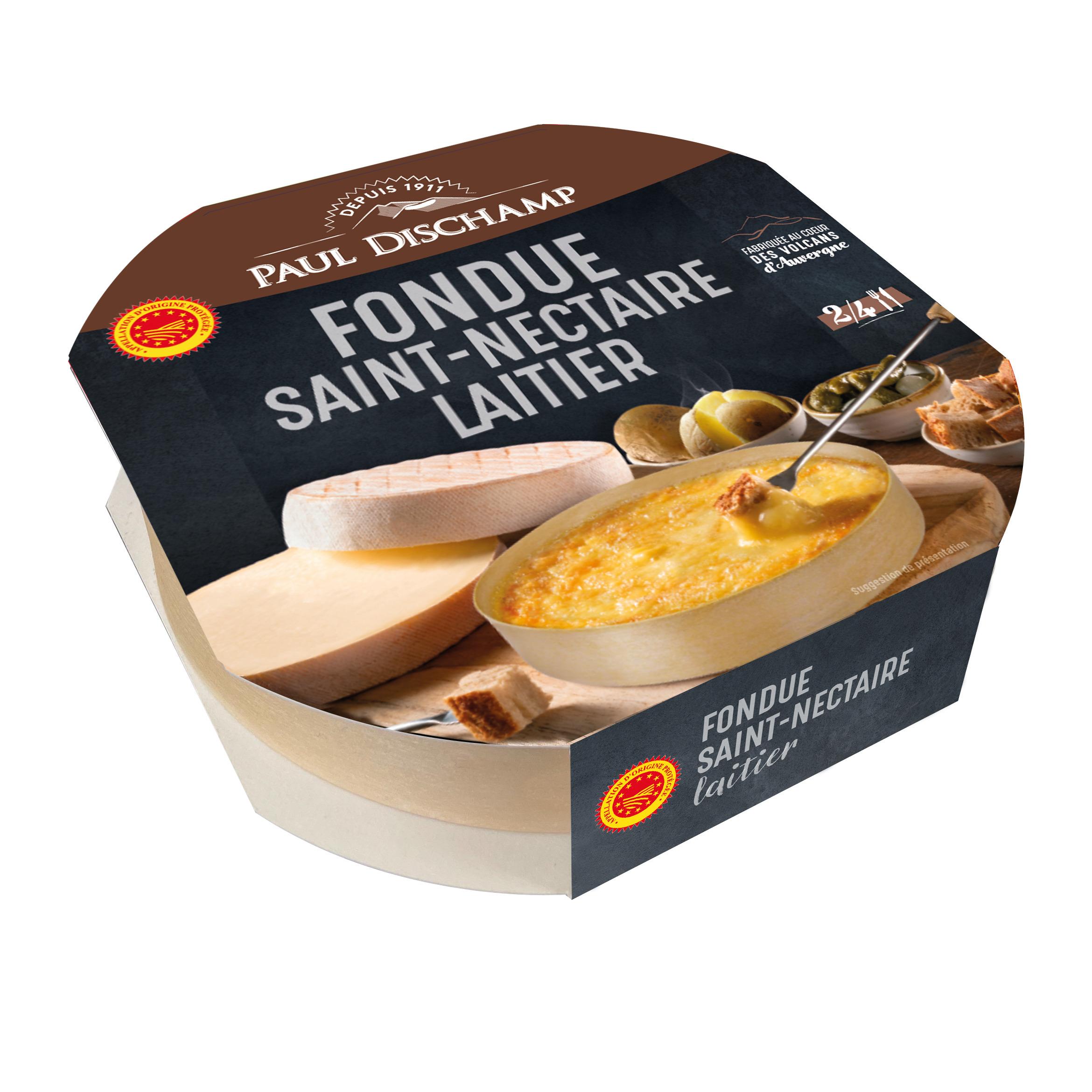 PAUL DISCHAMP Fondue Saint-Nectaire laitier 2/4 parts 280g