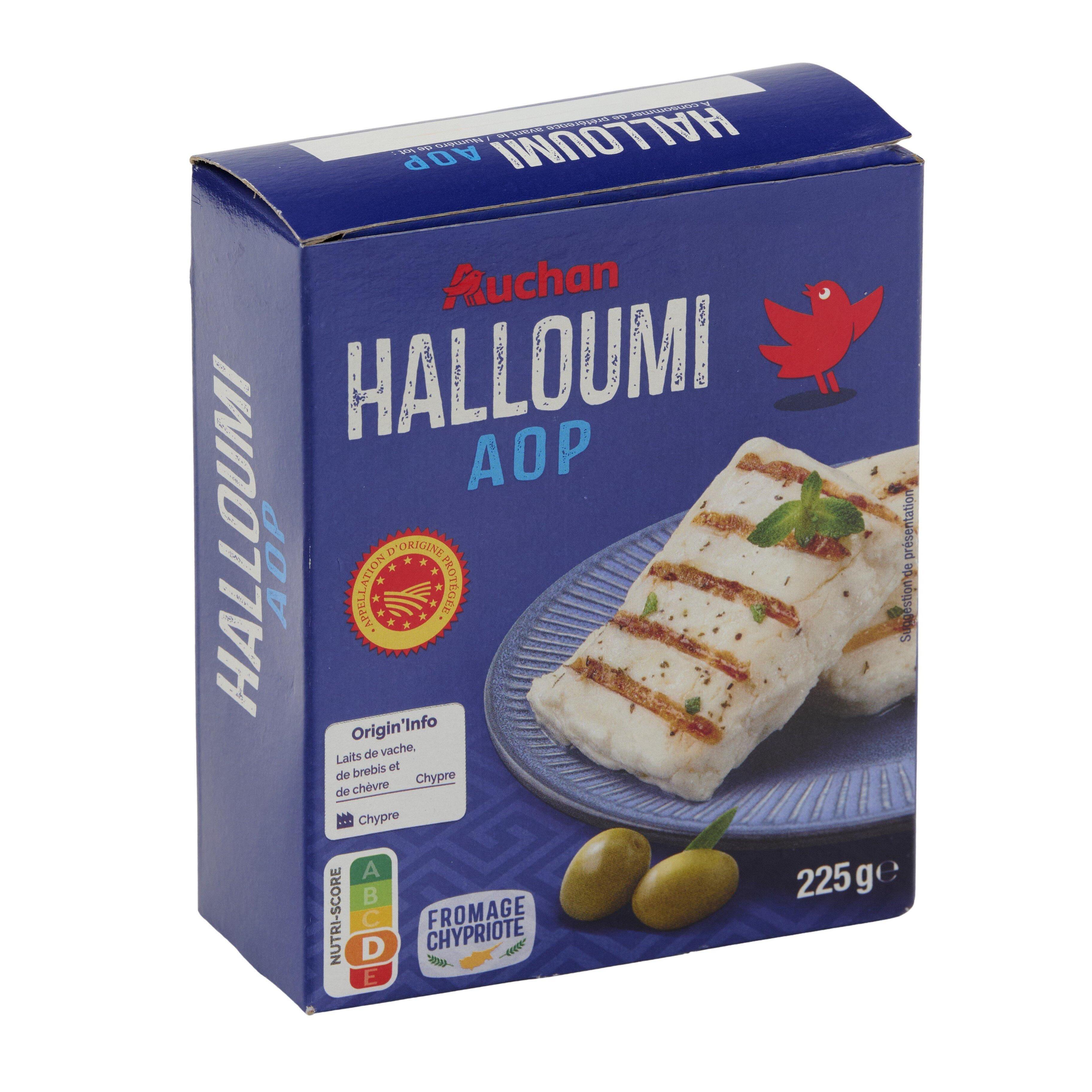 Voir la diapositive 4 : AUCHAN Halloumi 225 g