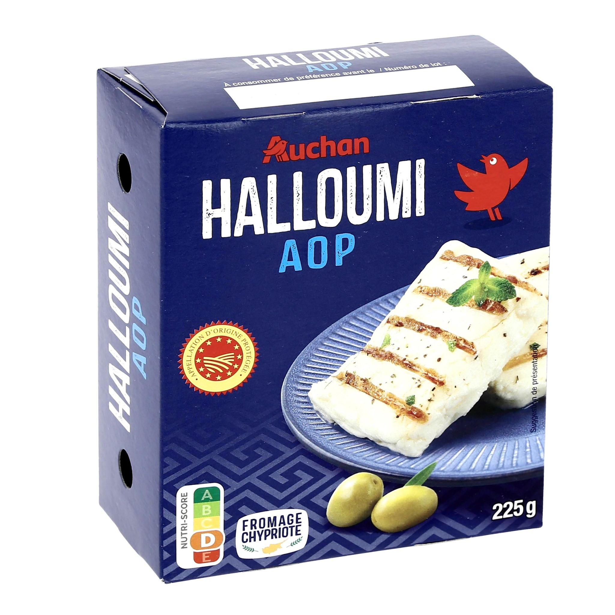 Voir la diapositive 5 : AUCHAN Halloumi 225 g