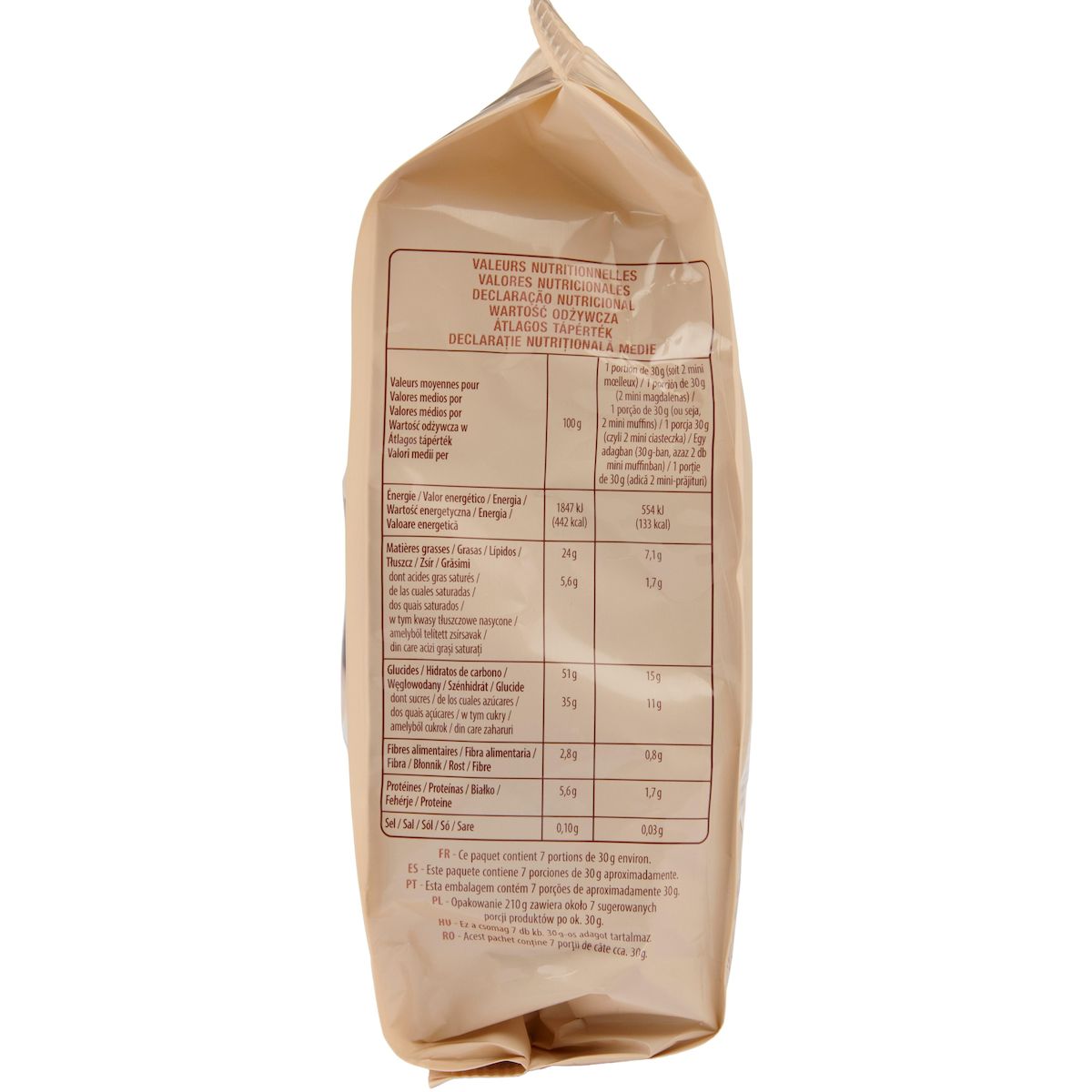 AUCHAN Mini muffins au chocolat 14 muffins 210g