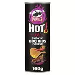 PRINGLES Chips tuiles hot smokin'bbq ribs flavour 160g