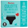 Voir la diapositive 3 : AUCHAN Culotte périodique flux élevé taille M noire 1 culotte
