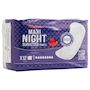 Voir la diapositive 2 : AUCHAN Maxi night serviettes hygiéniques sans ailettes 12 serviettes