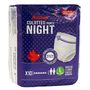 Voir la diapositive 2 : AUCHAN Culottes nuit taille L 10 culottes