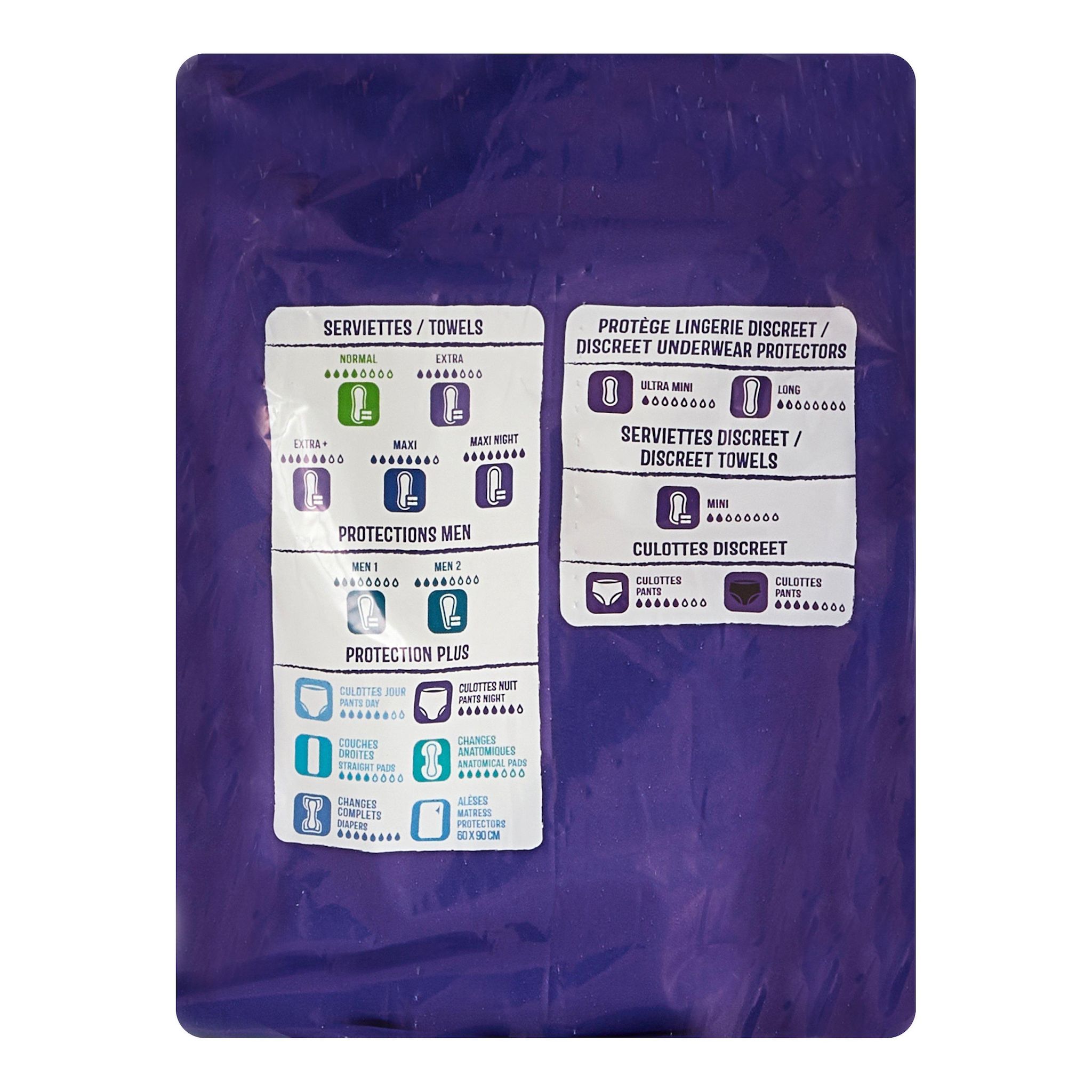 Voir la diapositive 3 : AUCHAN Culottes nuit taille L 10 culottes