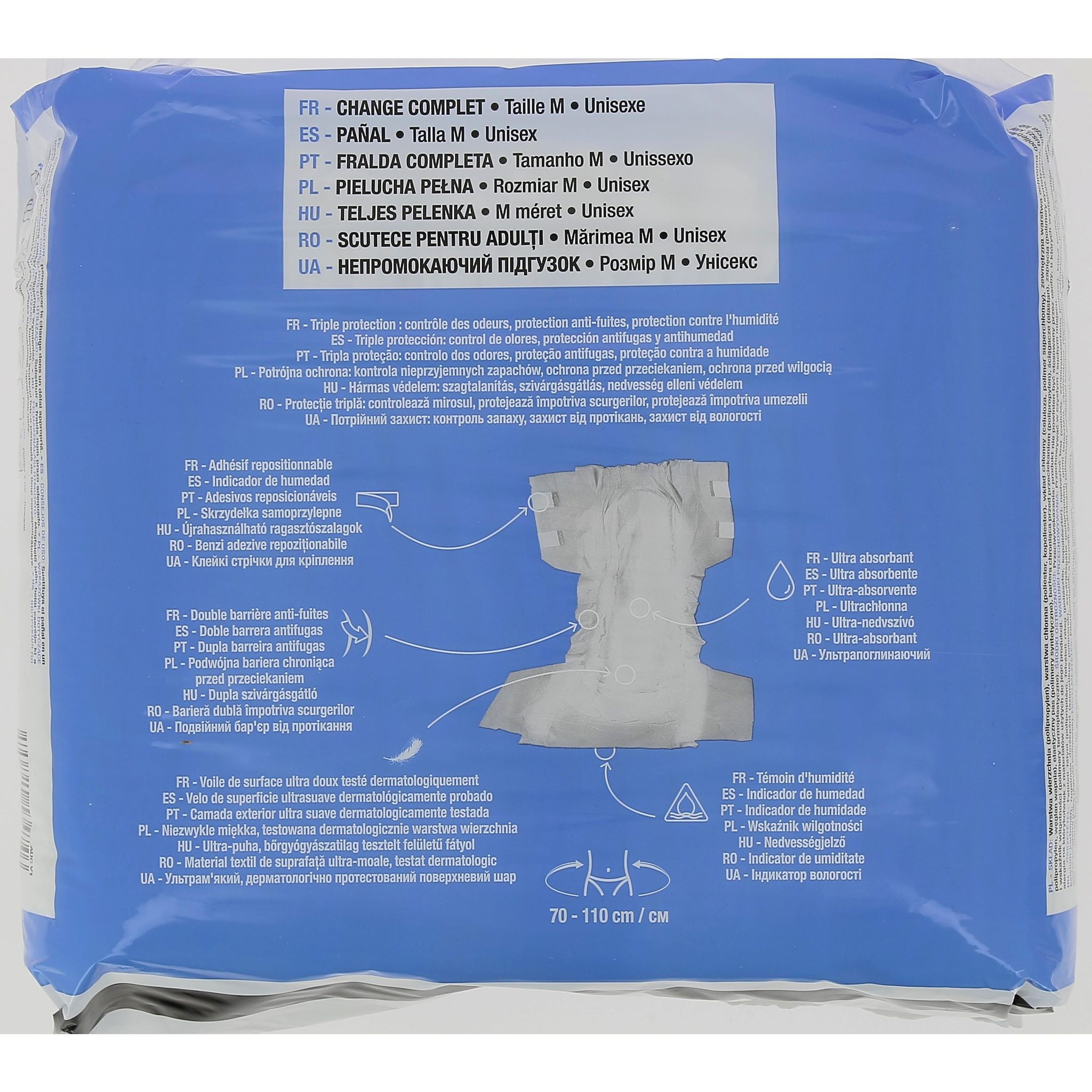 Voir la diapositive 2 : AUCHAN Changes complets taille M 20 changes