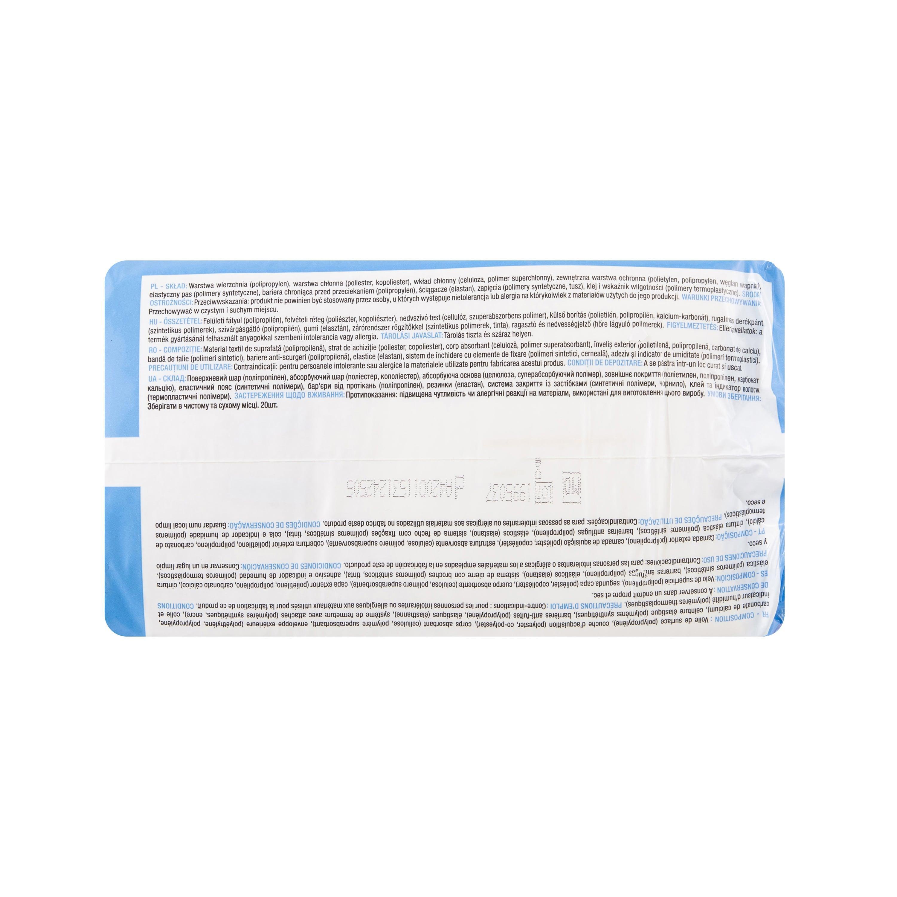Voir la diapositive 2 : AUCHAN Changes complets protection optimale anti-fuites taille L 20 pièces