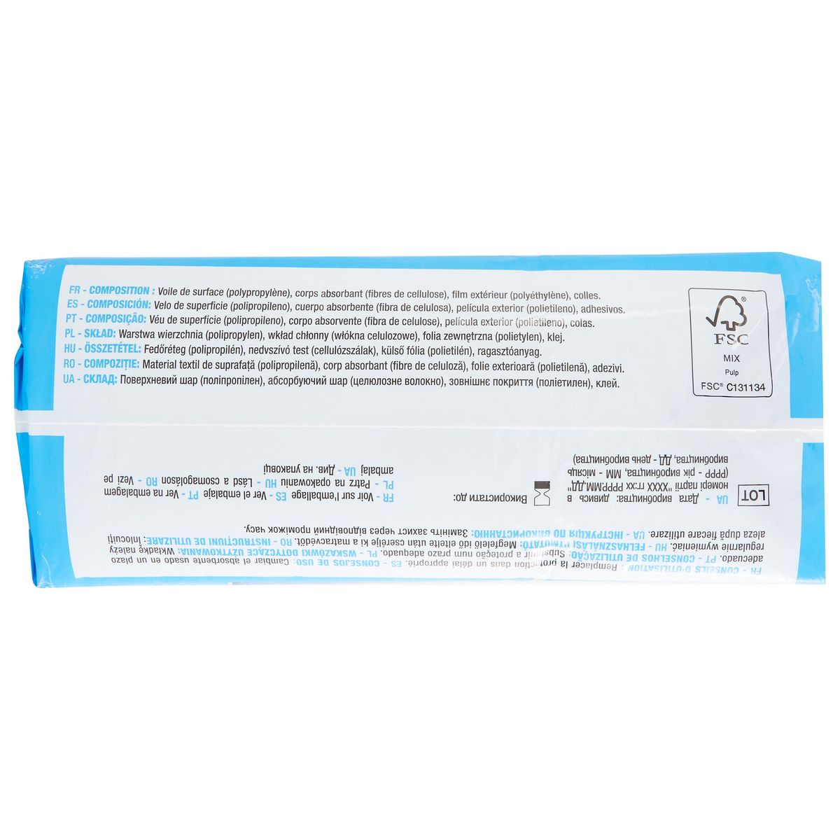 AUCHAN Alèses 60x90cm 20 alèses