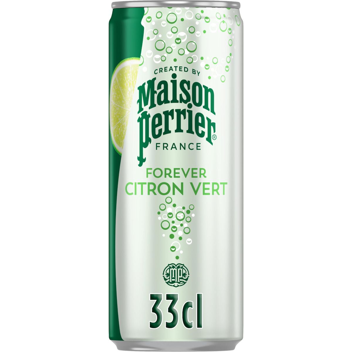 MAISON PERRIER Forever Boisson gazeuse aromatisée citron vert boîte 33cl