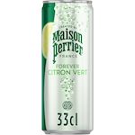 MAISON PERRIER Forever Boisson gazeuse aromatisée citron vert boîte 33cl