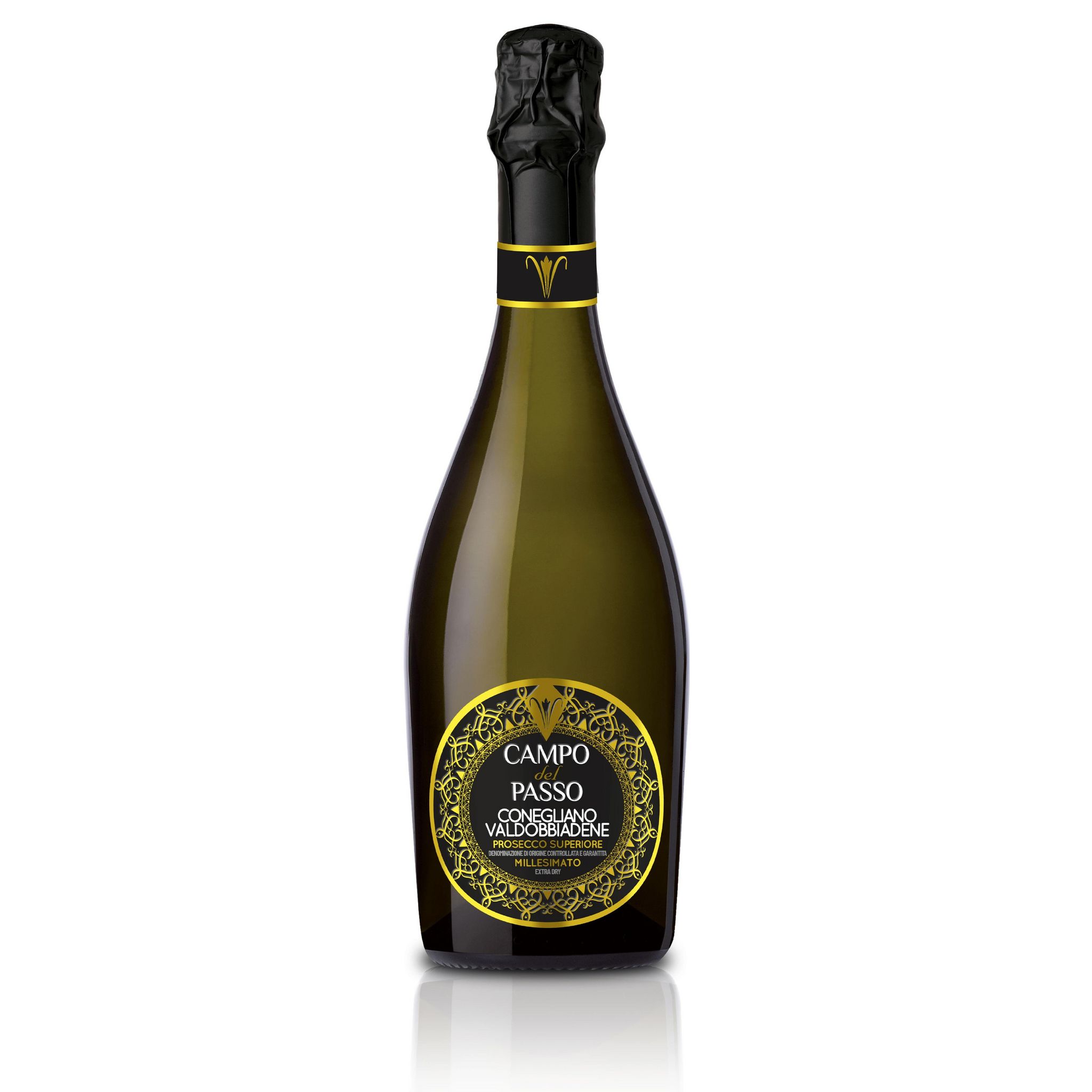 Voir la diapositive 2 : DOC Prosecco Campo del Passo extra dry 75cl