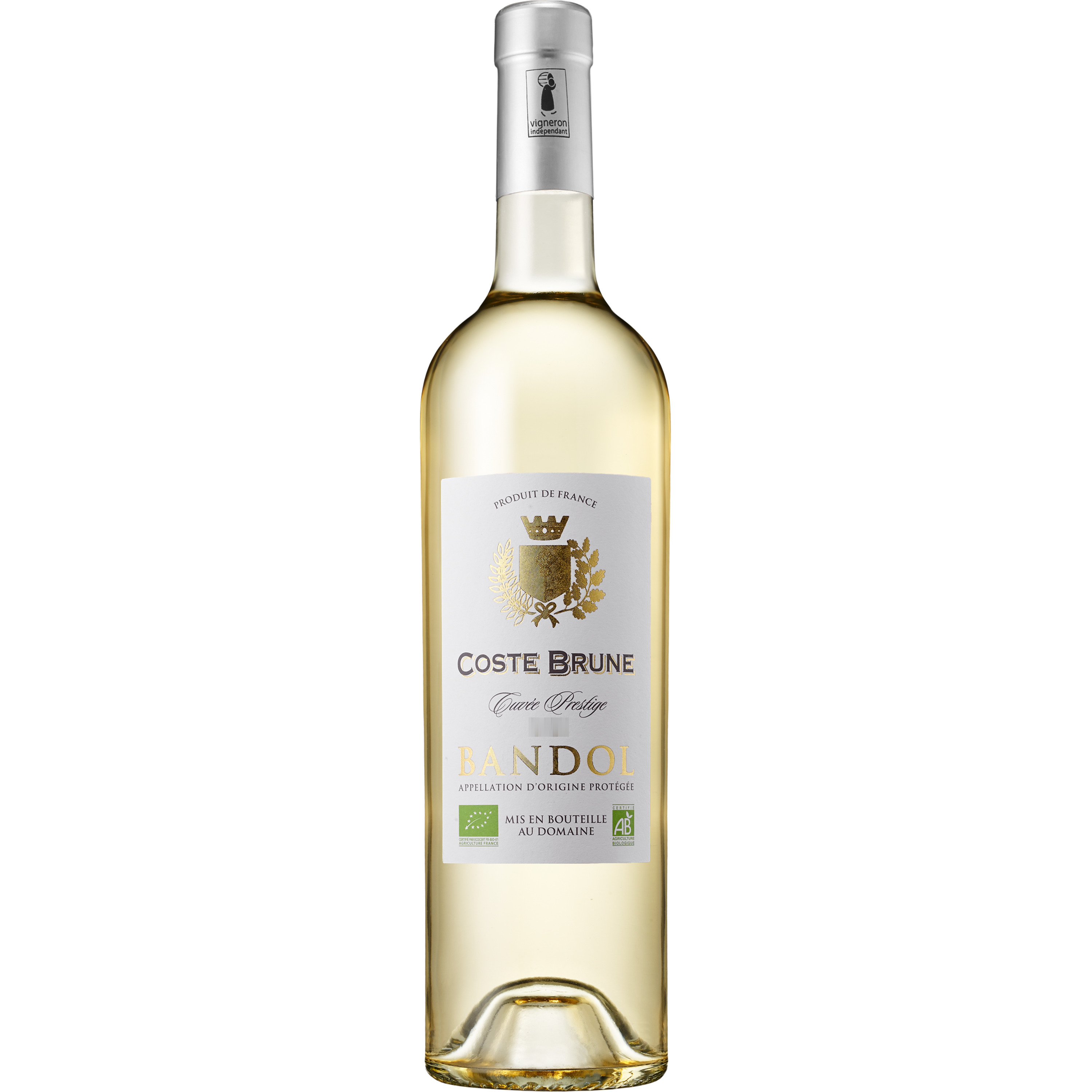 AOP Bandol Coste Brune Cuvée Prestige blanc bio 75cl