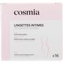 Voir la diapositive 3 : COSMIA Lingettes intimes non parfumées 16 lingettes