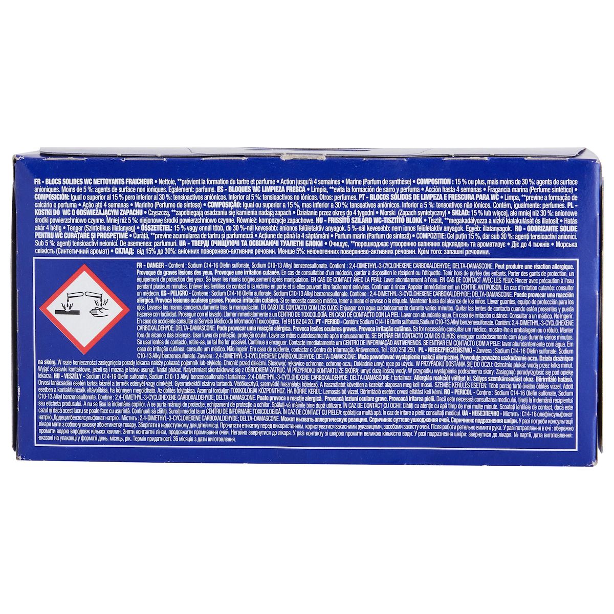 AUCHAN Bloc WC solide marine 3 blocs