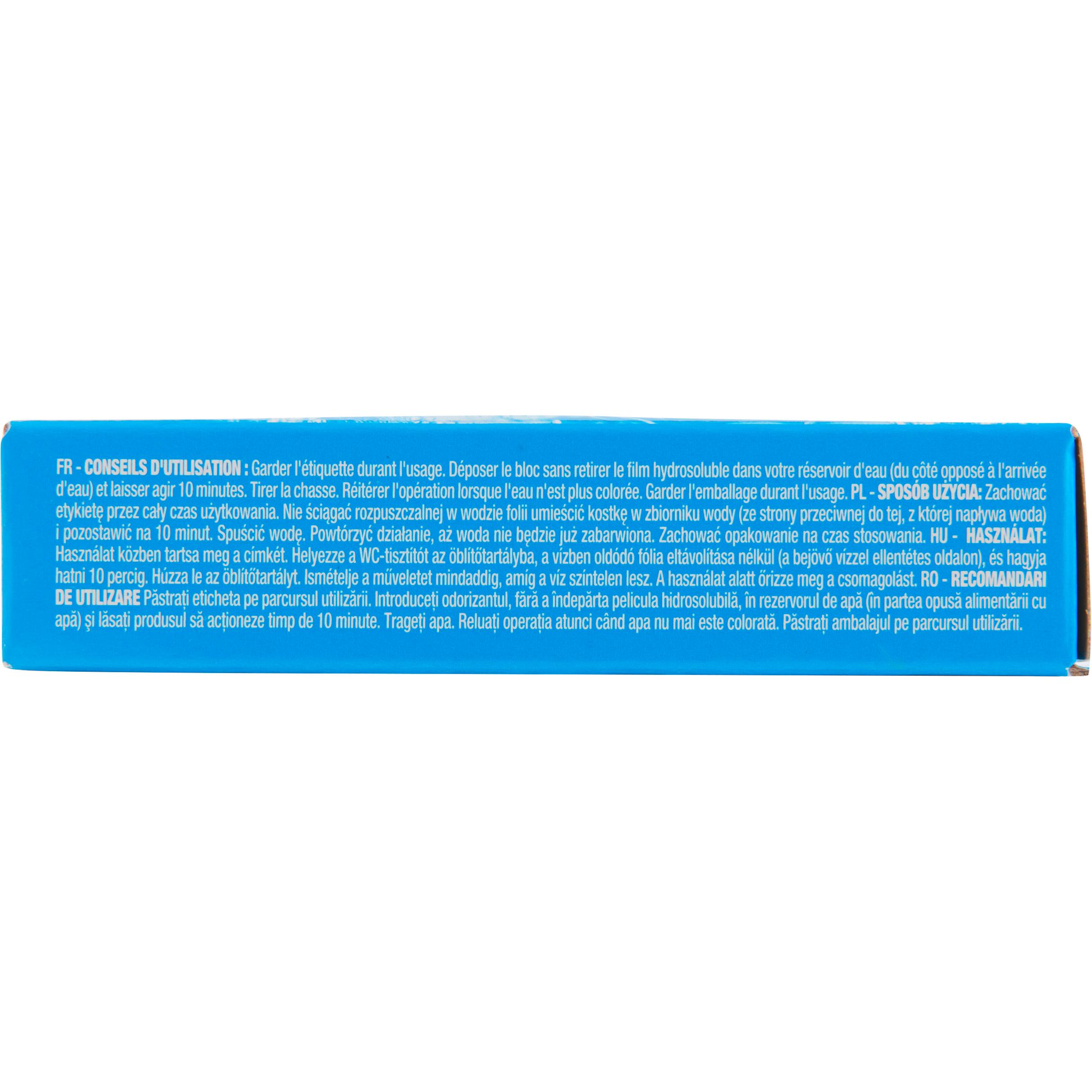 Voir la diapositive 2 : AUCHAN Blocs WC eau bleue 4 blocs