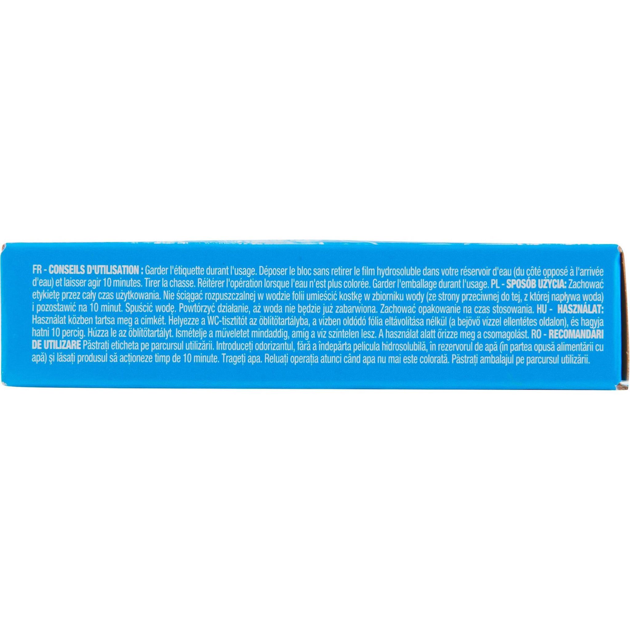 Voir la diapositive 2 : AUCHAN Blocs WC eau bleue 4 blocs