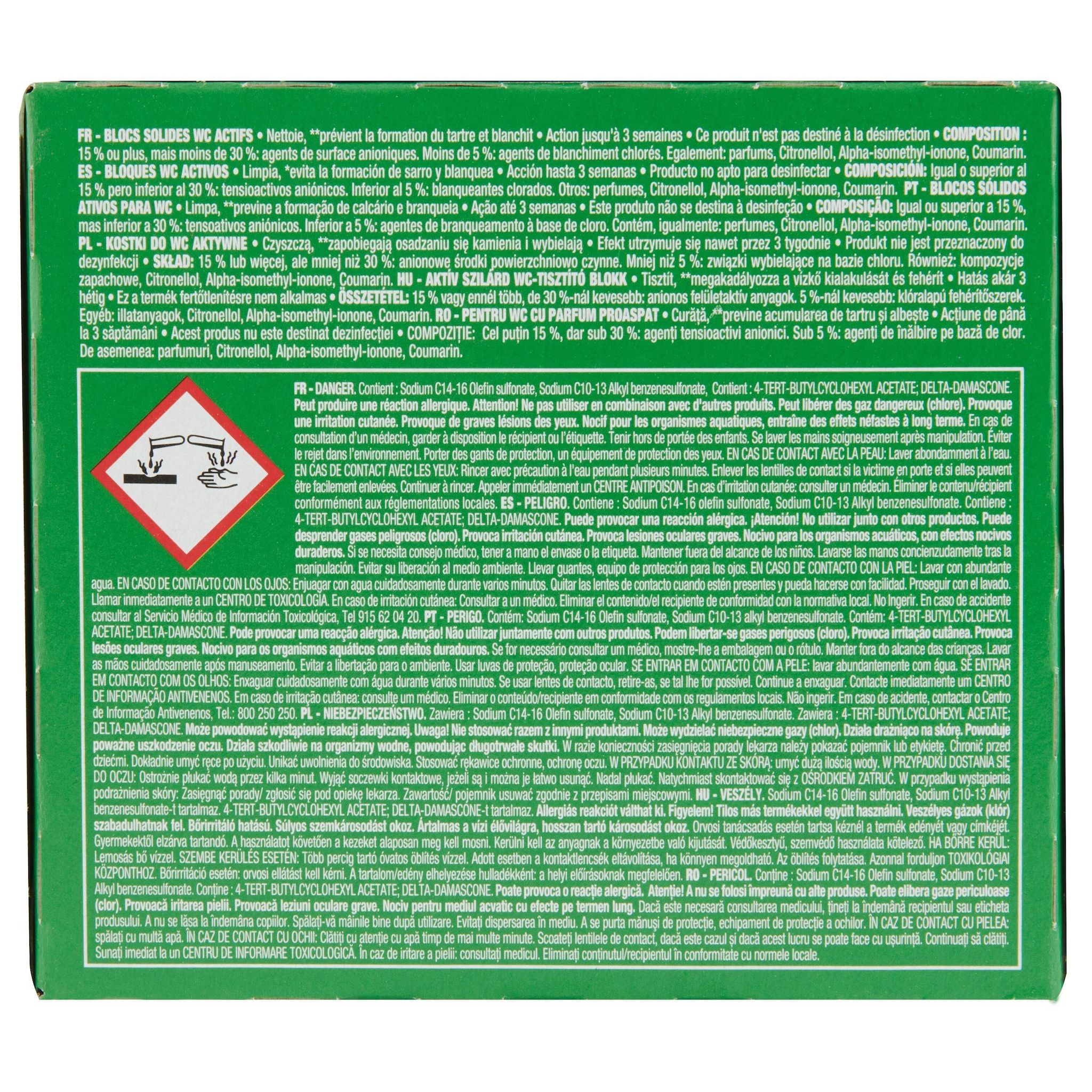 Voir la diapositive 2 : AUCHAN Bloc WC javel 2 blocs