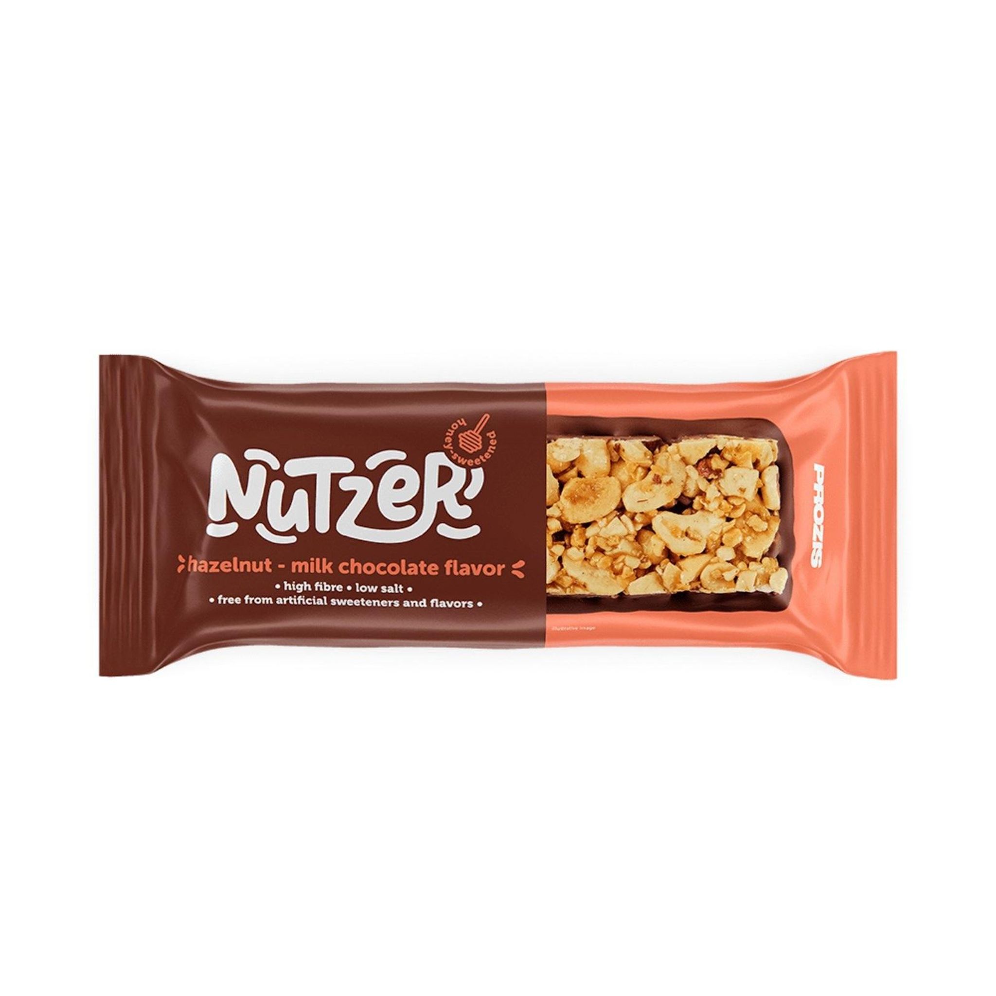 PROZIS Nutzer Barre aux noisettes et chocolat au lait 45g