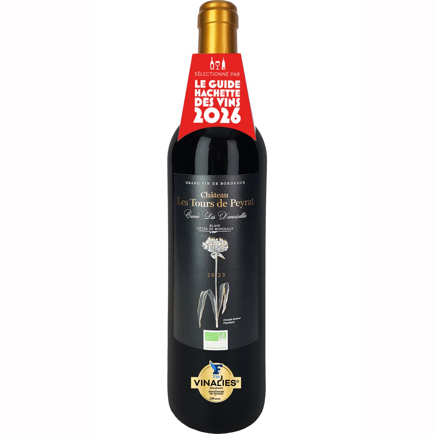 AOP Blaye Côtes de Bordeaux Château Les Tours de Peyrat rouge bio 75cl