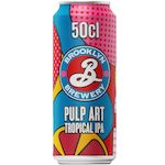 BROOKLYN Pulp art Bière blonde tropical IPA 6% boîte 50cl