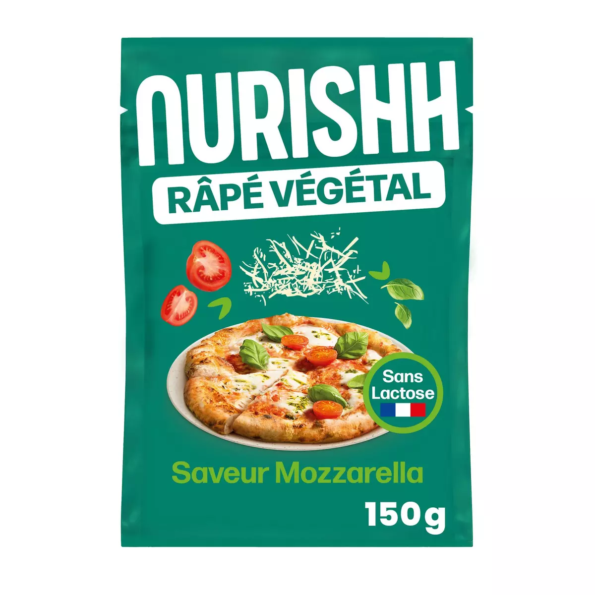 NURISHH Râpé végétal saveur mozzarella 150g
