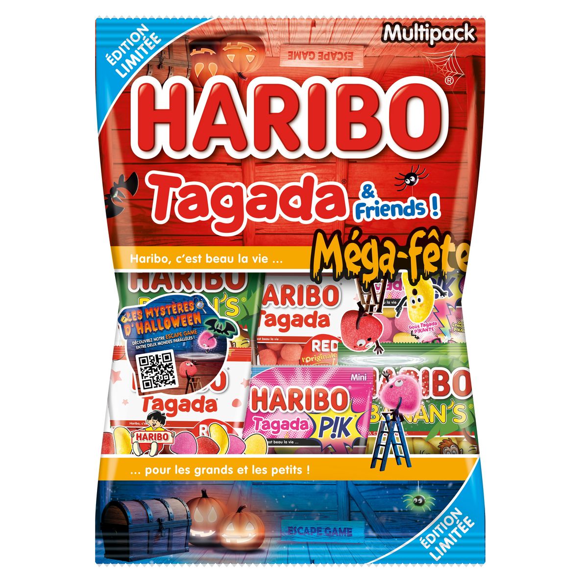HARIBO Bonbons Tagada & Friends Méga-fête 660g