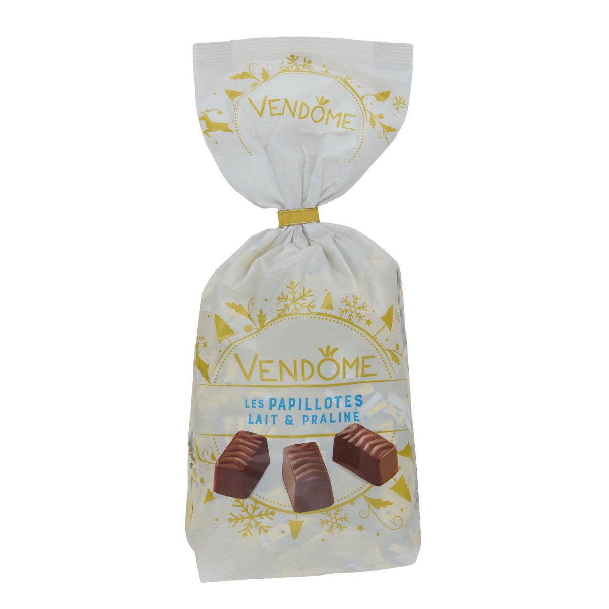 VENDOME Les Papillotes lait et praliné en sachet 350g