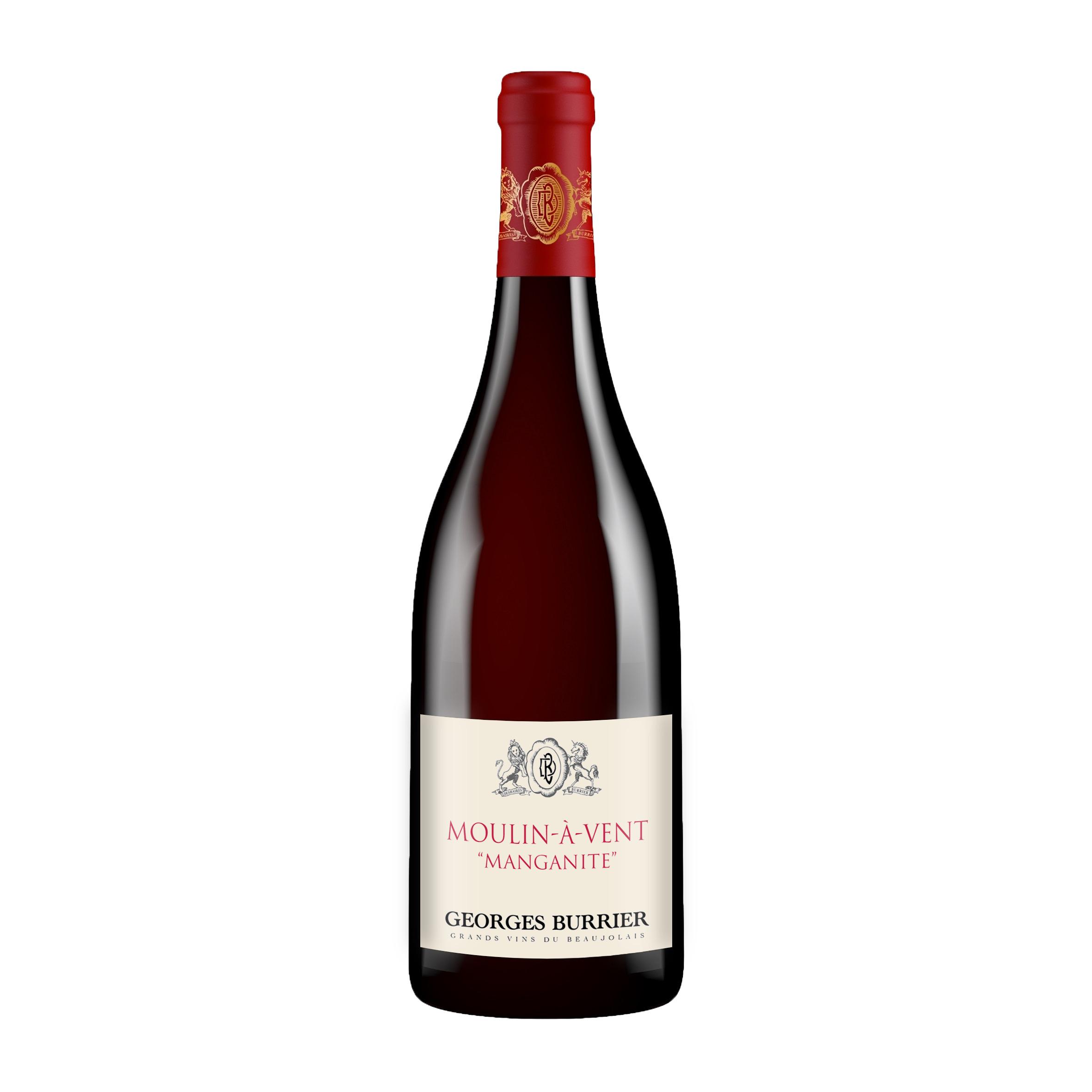 AOP Georges Burrier Moulin Avent Manganite rouge bio 75cl