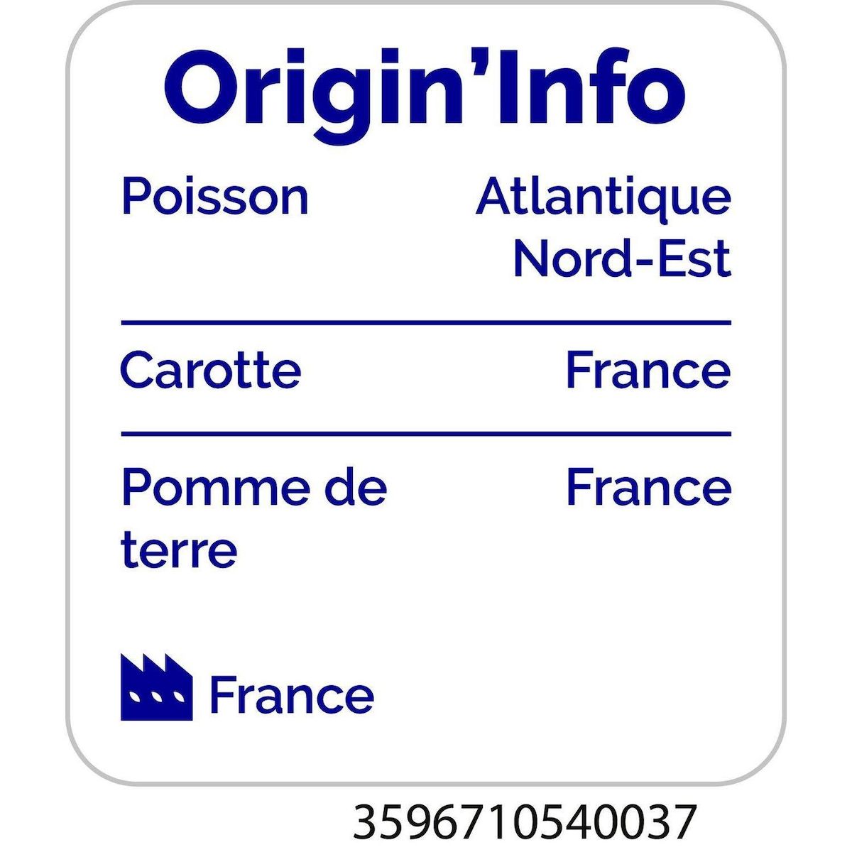 AUCHAN TERROIR Soupe de poissons recette bretonne 1l