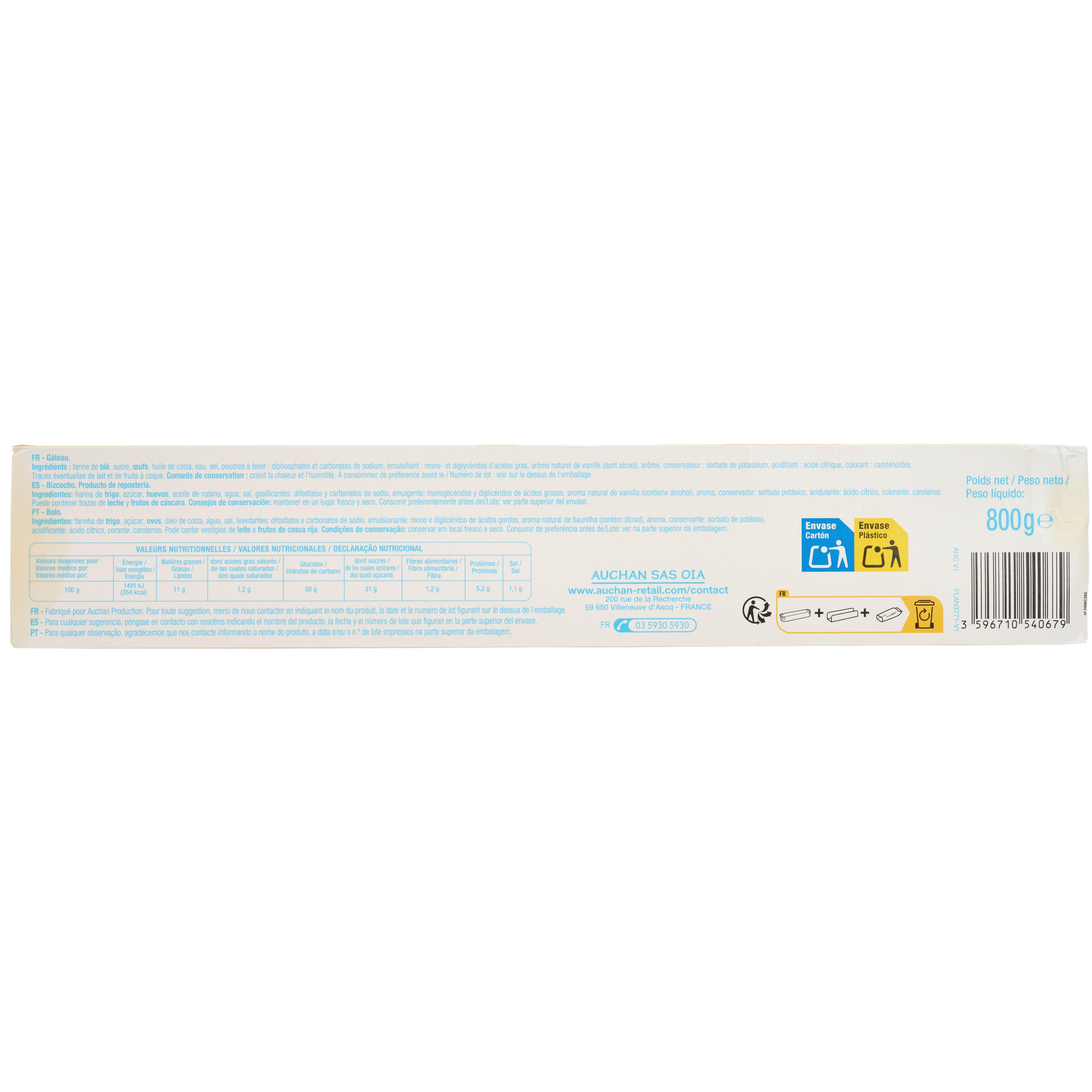 Voir la diapositive 4 : POUCE Barre pâtissière 800g