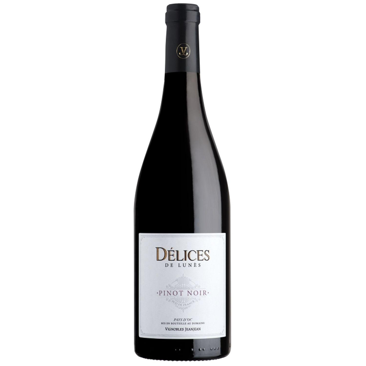 Vin rouge IGP Pays d'Oc Délices de Lunes Pinot noir bio 75cl