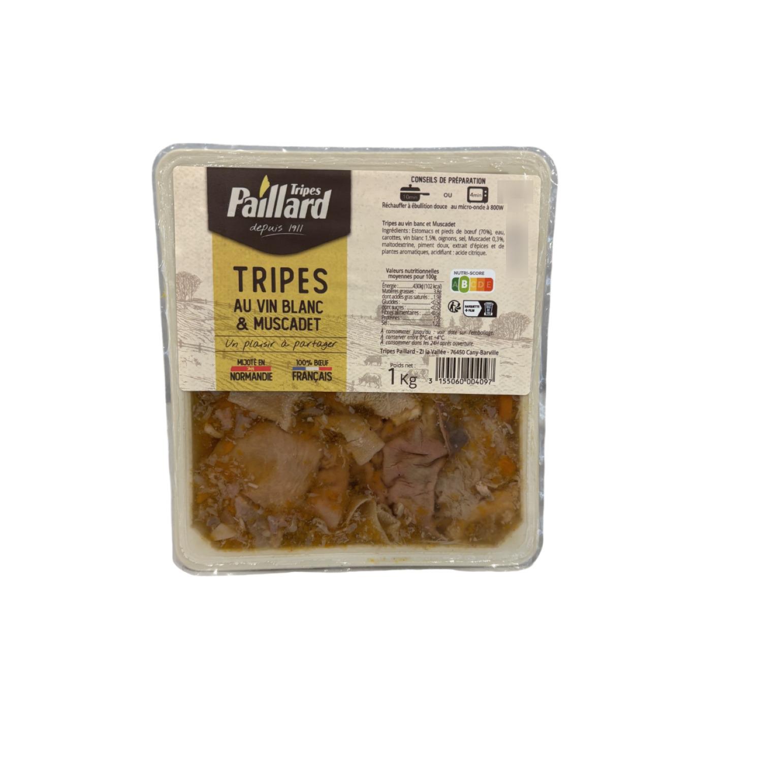 TRIPES PAILLARD Tripes au vin blanc et muscadet 1 kg