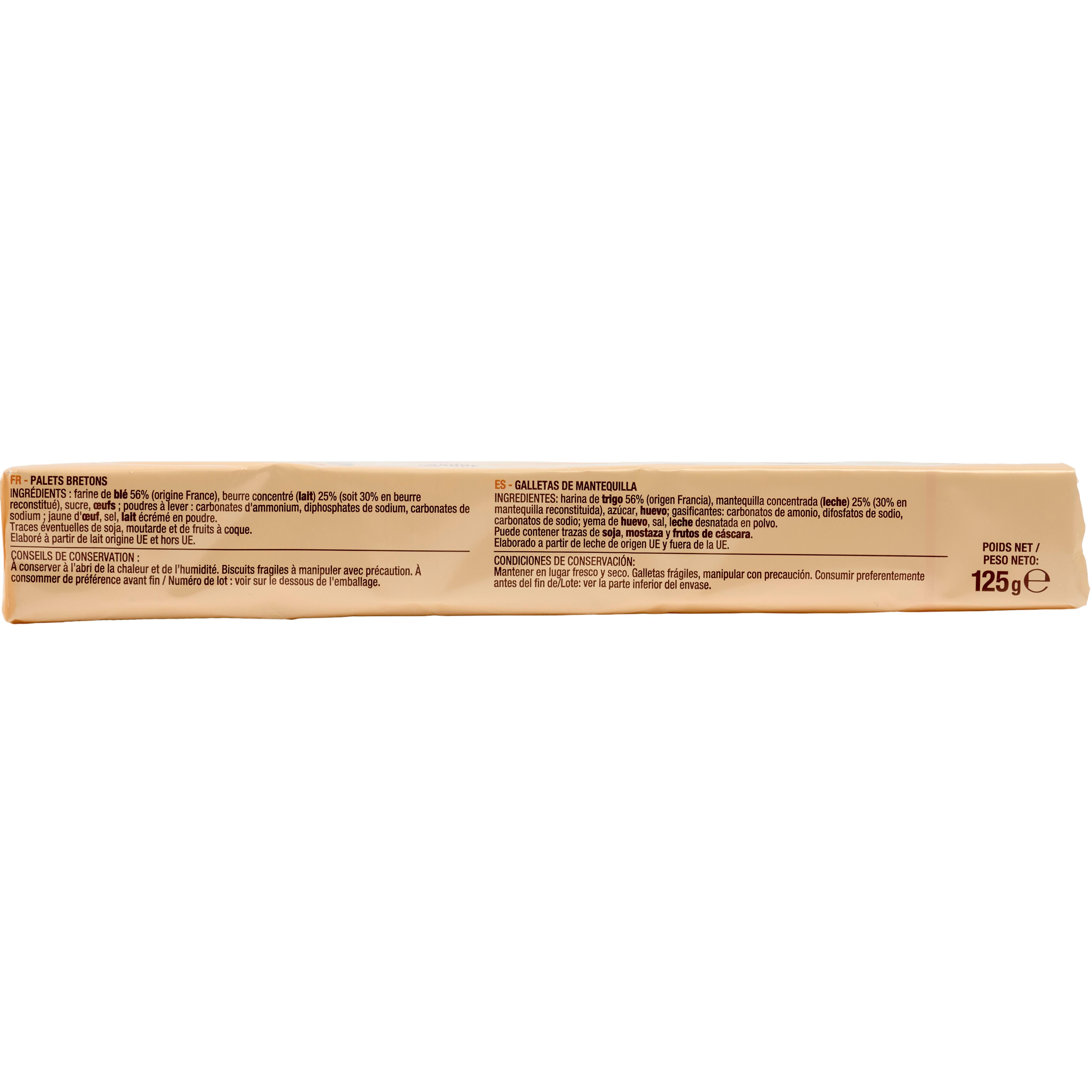 Voir la diapositive 7 : AUCHAN Palets bretons pur beurre 2x125g