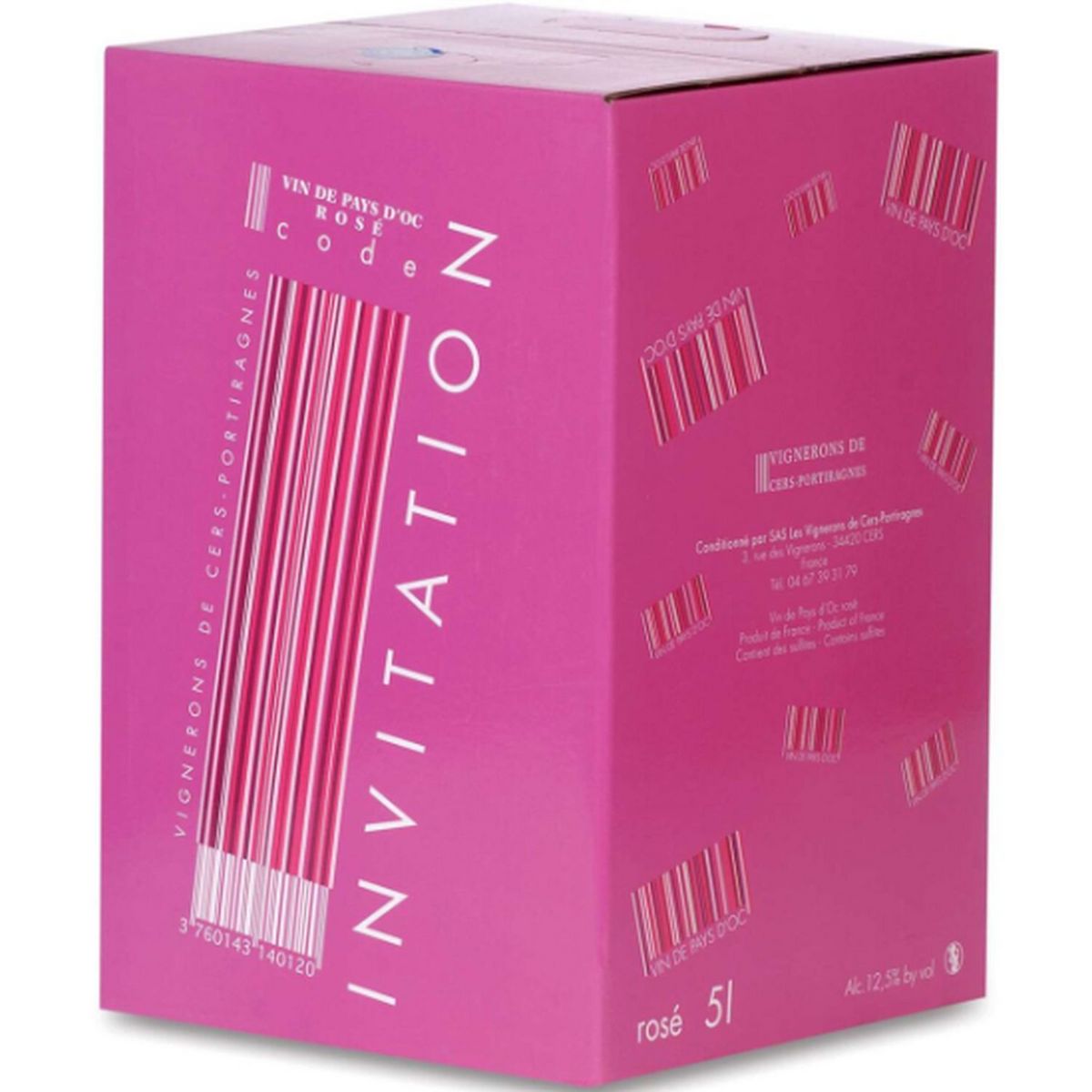 IGP Pays-d'Oc Invitation rosé bib 5l