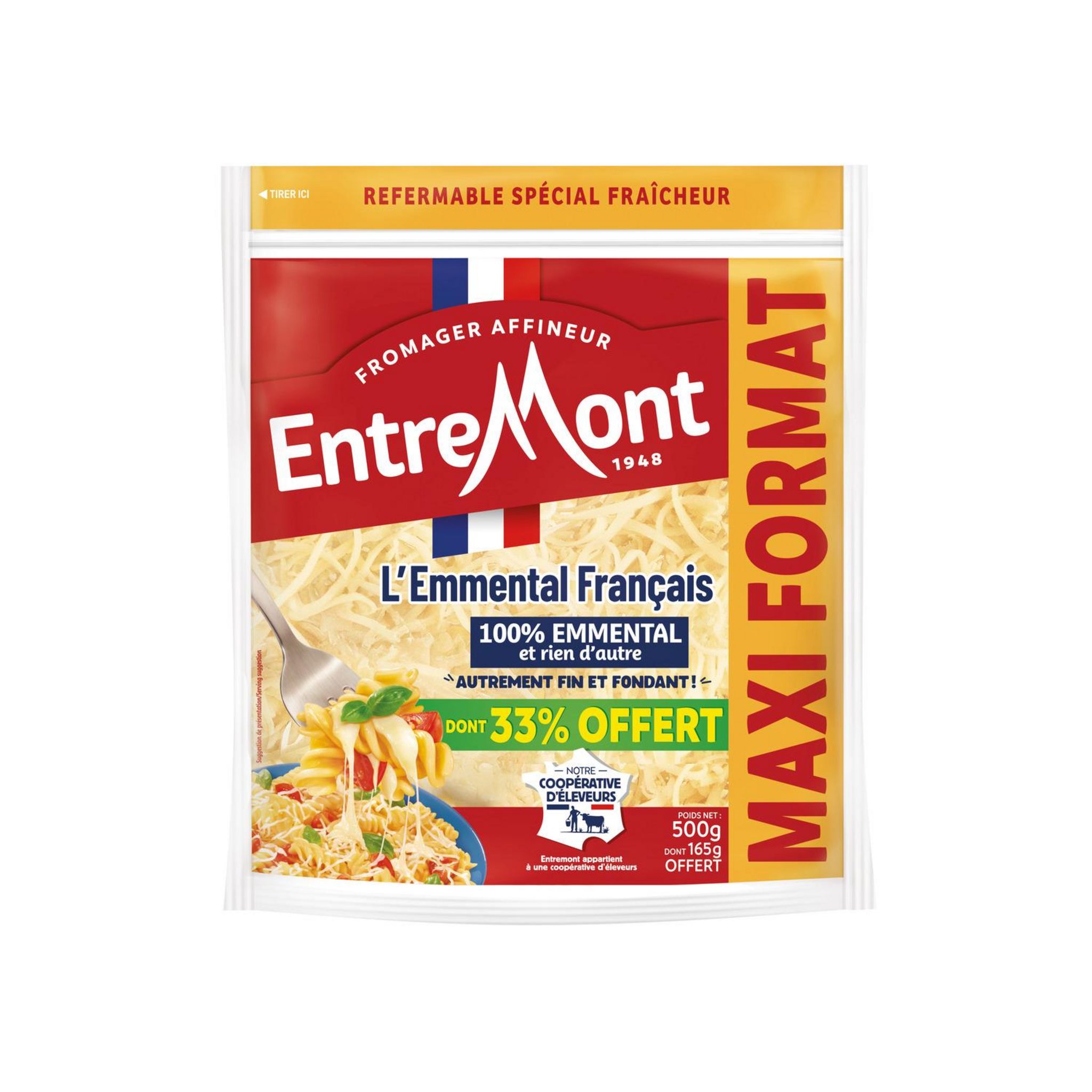 ENTREMONT Fromage rapé 665 g