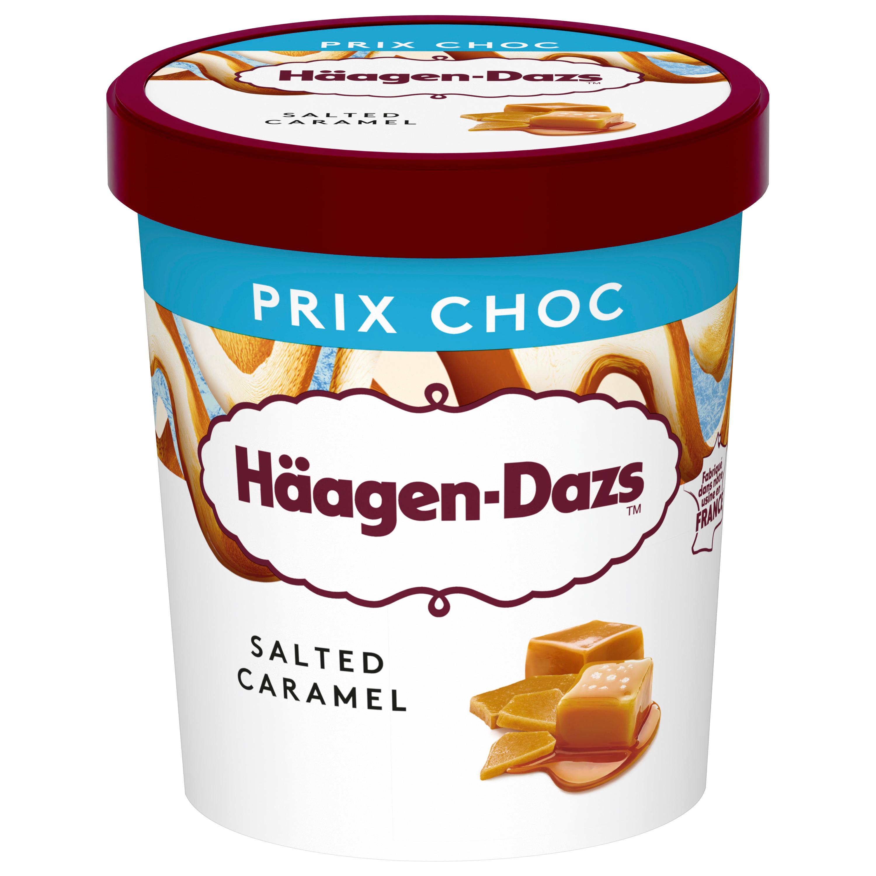Voir la diapositive 2 : HAAGEN DAZS Pot de crème glacée caramel beurre salé 400g