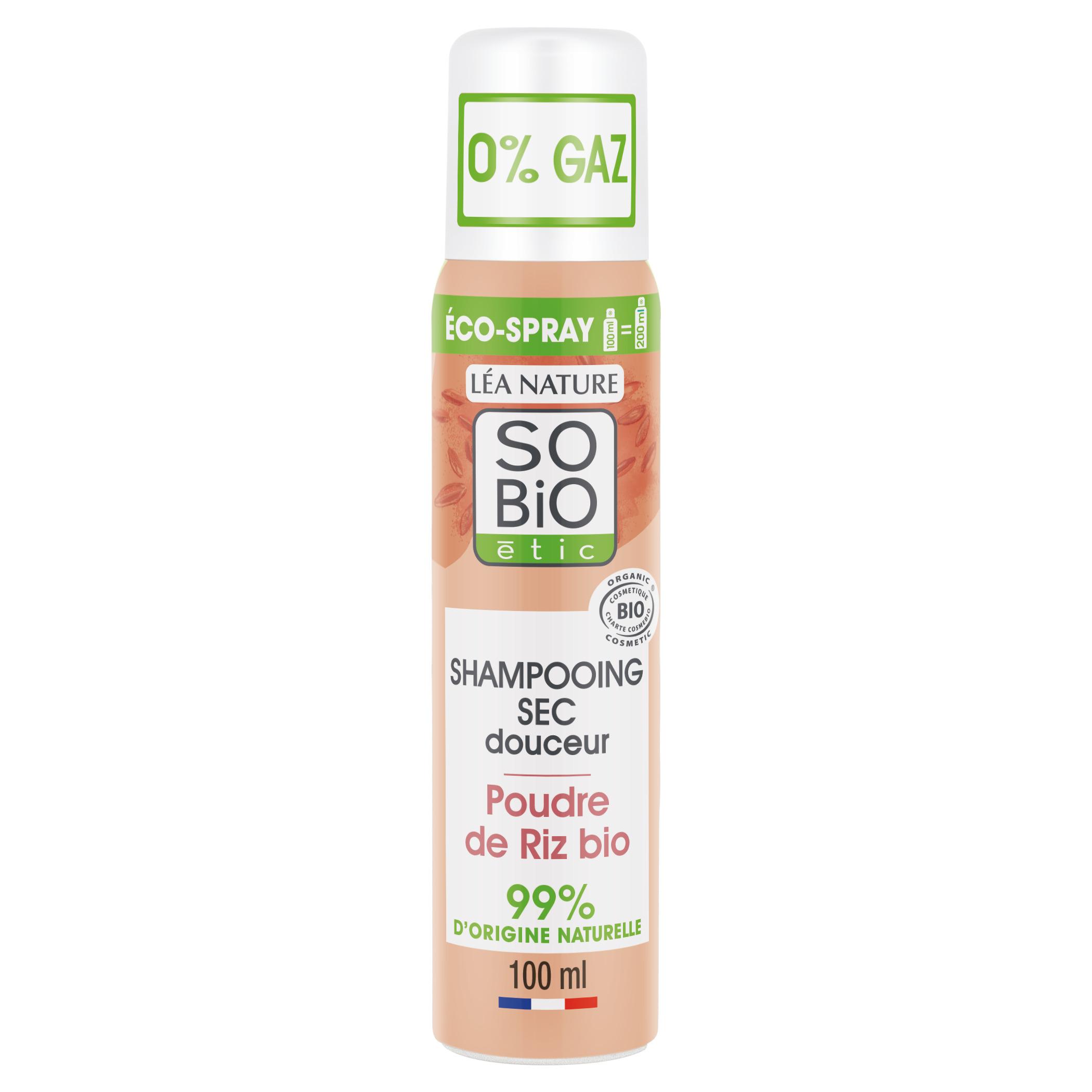 SO BIO ETIC Léa Nature shampooing sec douceur poudre de riz 100ml