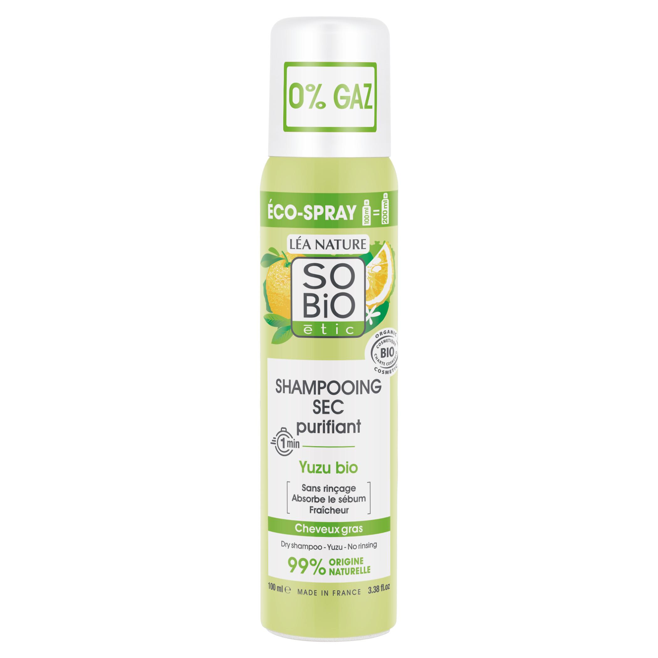 SO BIO ETIC Shampooing sec purifiant yuzu 100ml