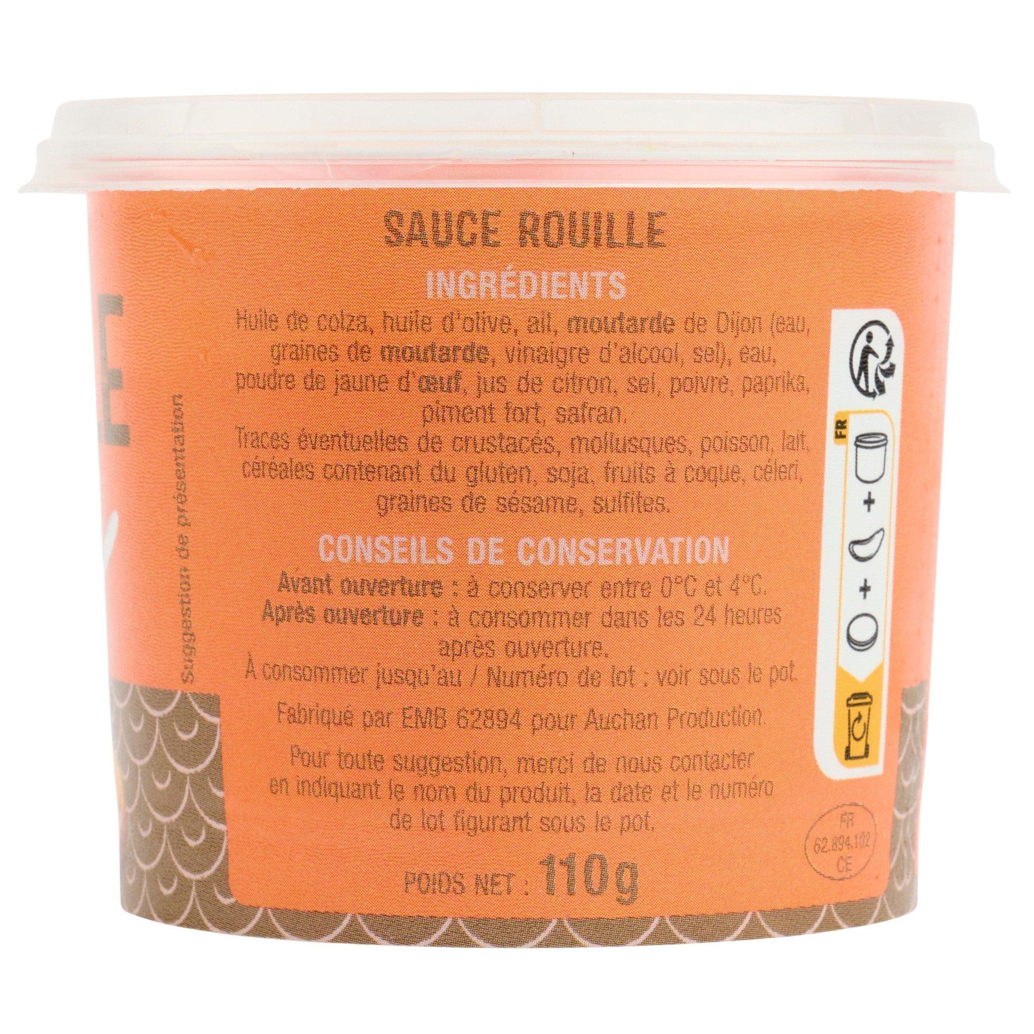 Voir la diapositive 3 : AUCHAN Rouille 110g