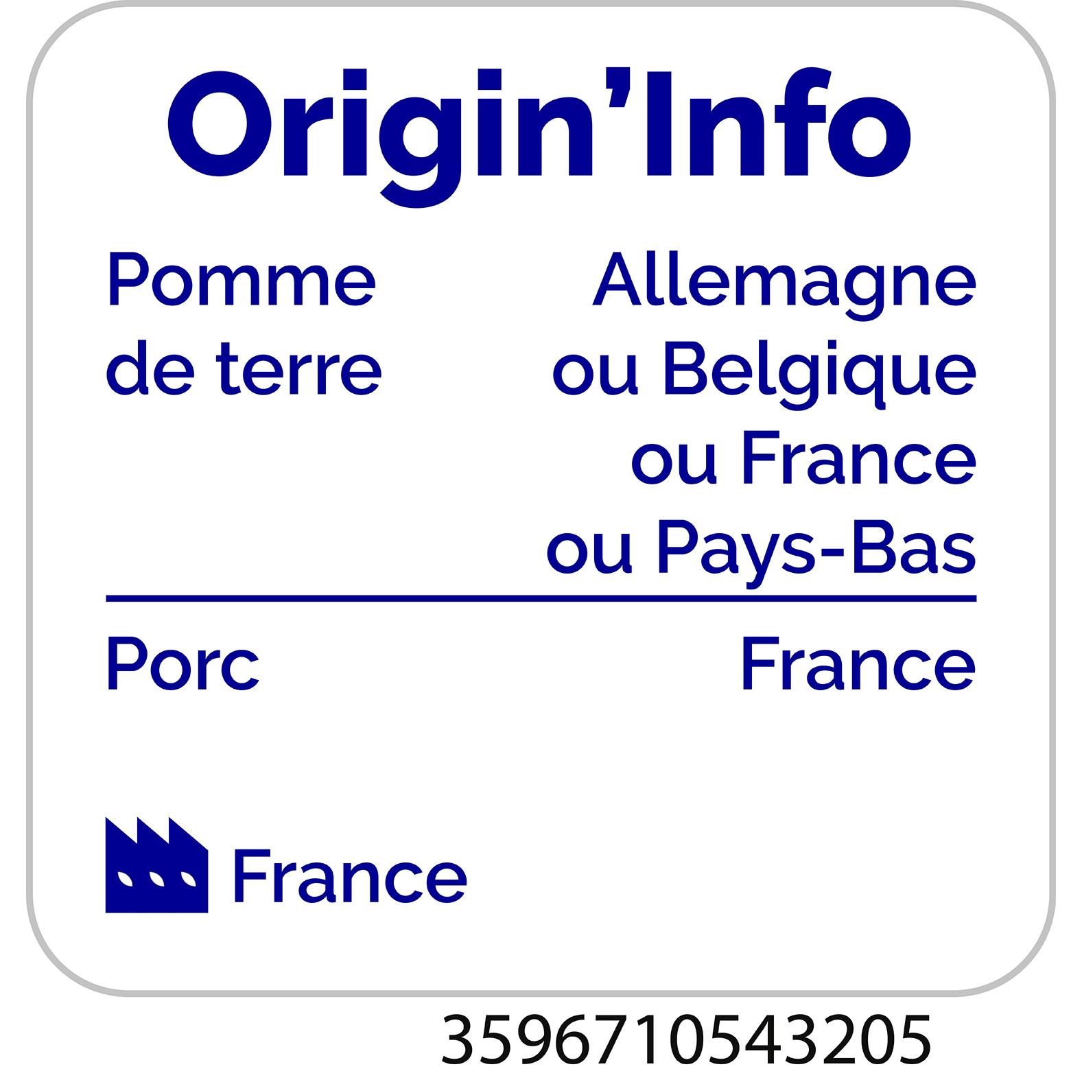 Voir la diapositive 3 : POUCE Parmentier de porc 1kg