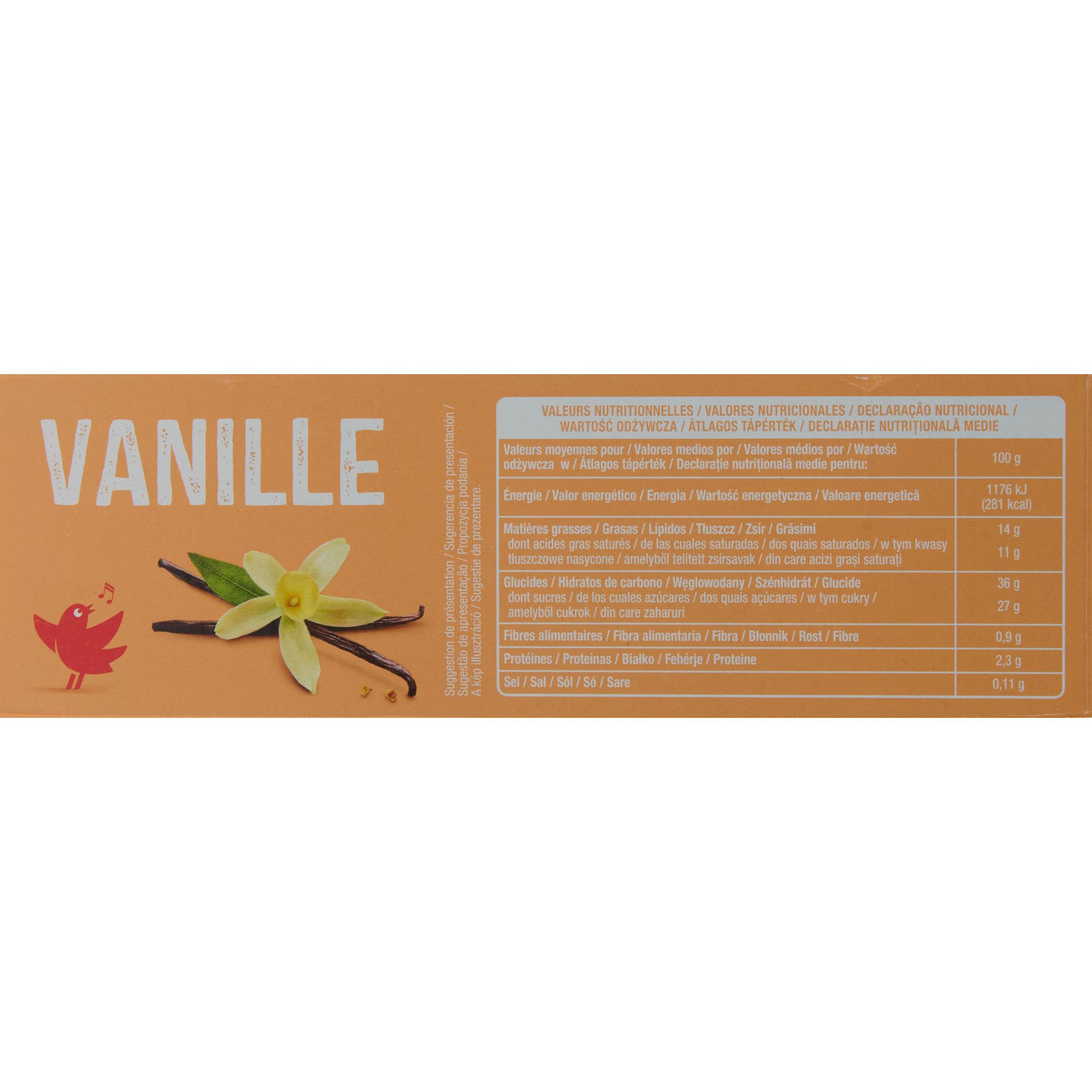 Voir la diapositive 4 : AUCHAN Cônes glacés vanille 6 pièces 411 g