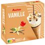 Voir la diapositive 5 : AUCHAN Cônes glacés vanille 6 pièces 411 g