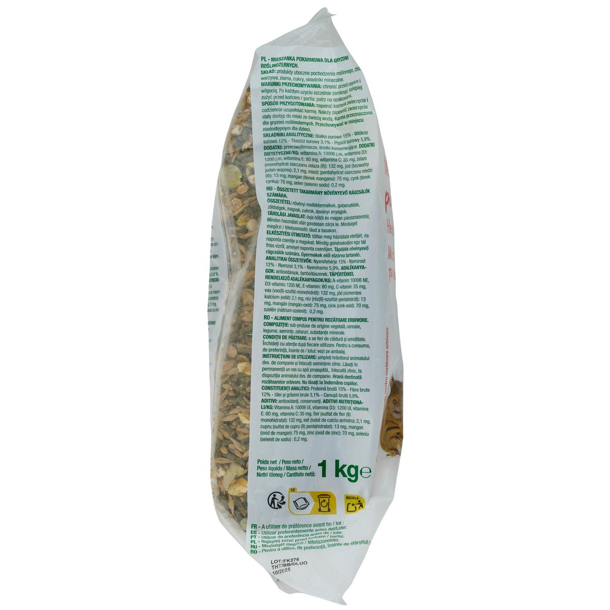 POUCE Mélange de graines pour rongeurs herbivores 1kg