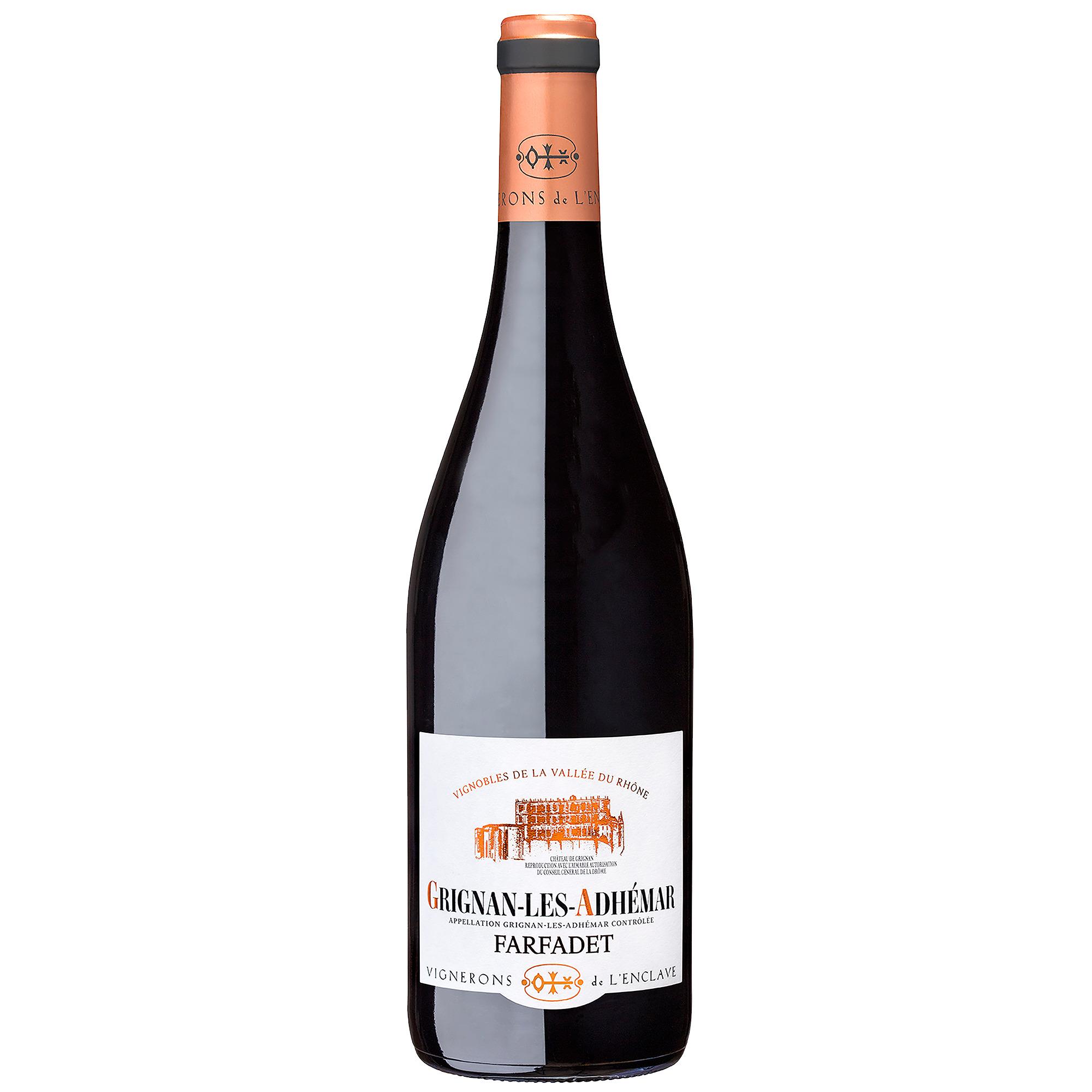 Voir la diapositive 2 : AOP Grignan les Adhémar Farfadet rouge 75cl