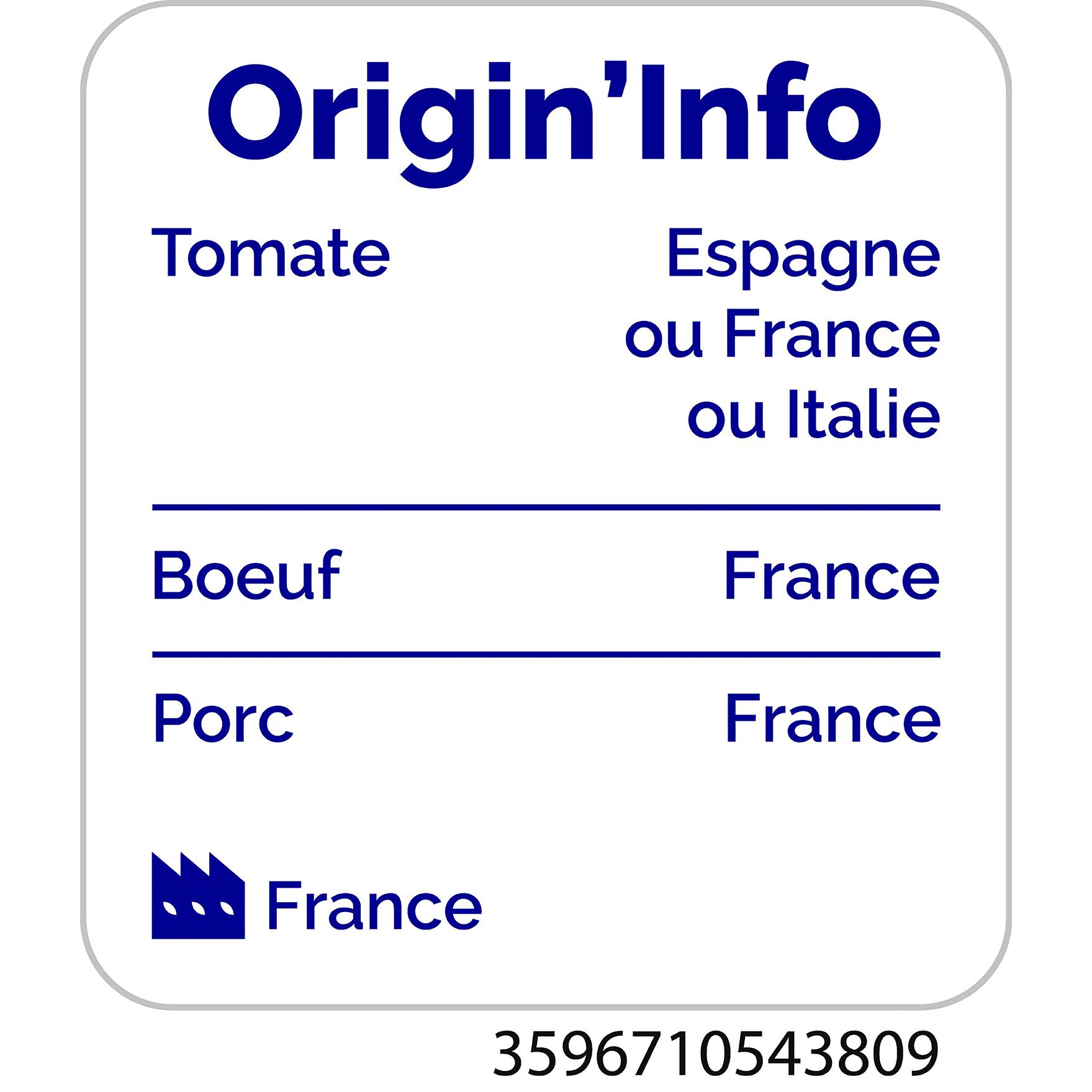 Voir la diapositive 4 : AUCHAN Sauce bolognaise porc boeuf 420g